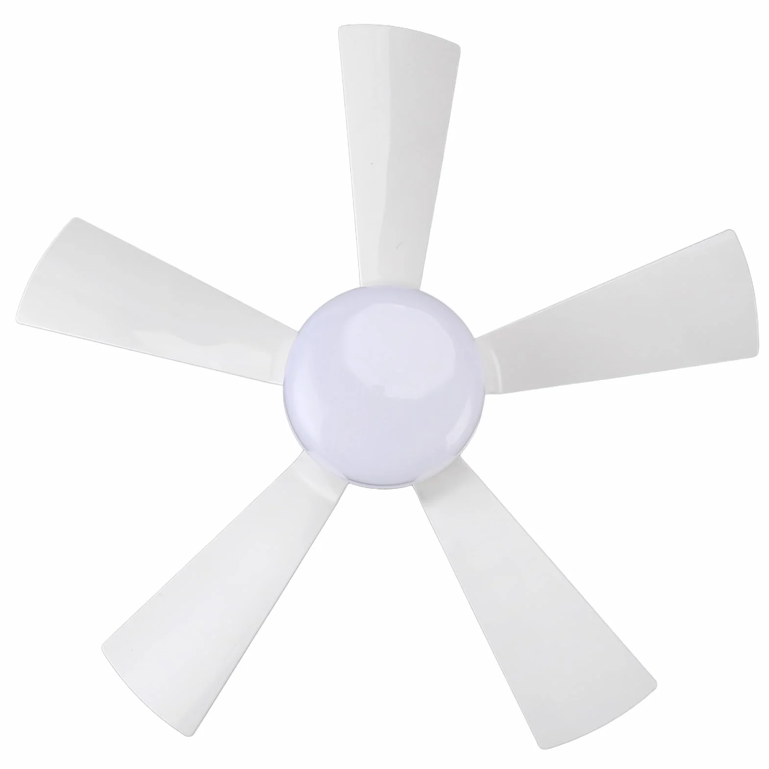 Aramox Światło Wentylatora Sufitowego z Pilotem 3 Temperatura Kolorów 3 Prędkość Wiatru do Sypialni Kuchnia (WHITE)