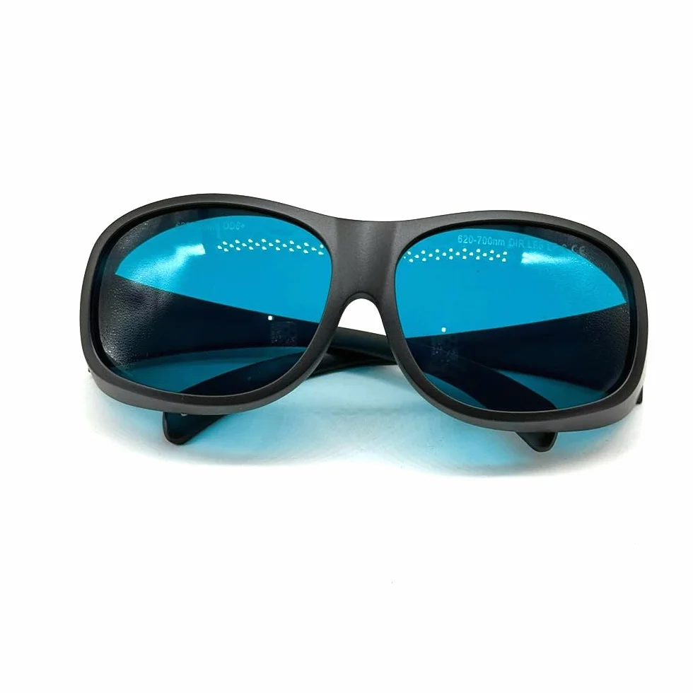 OD6+ 620-700nm czerwone laserowe okulary ochronne 648/650/660/694nm laserowe okulary ochronne
