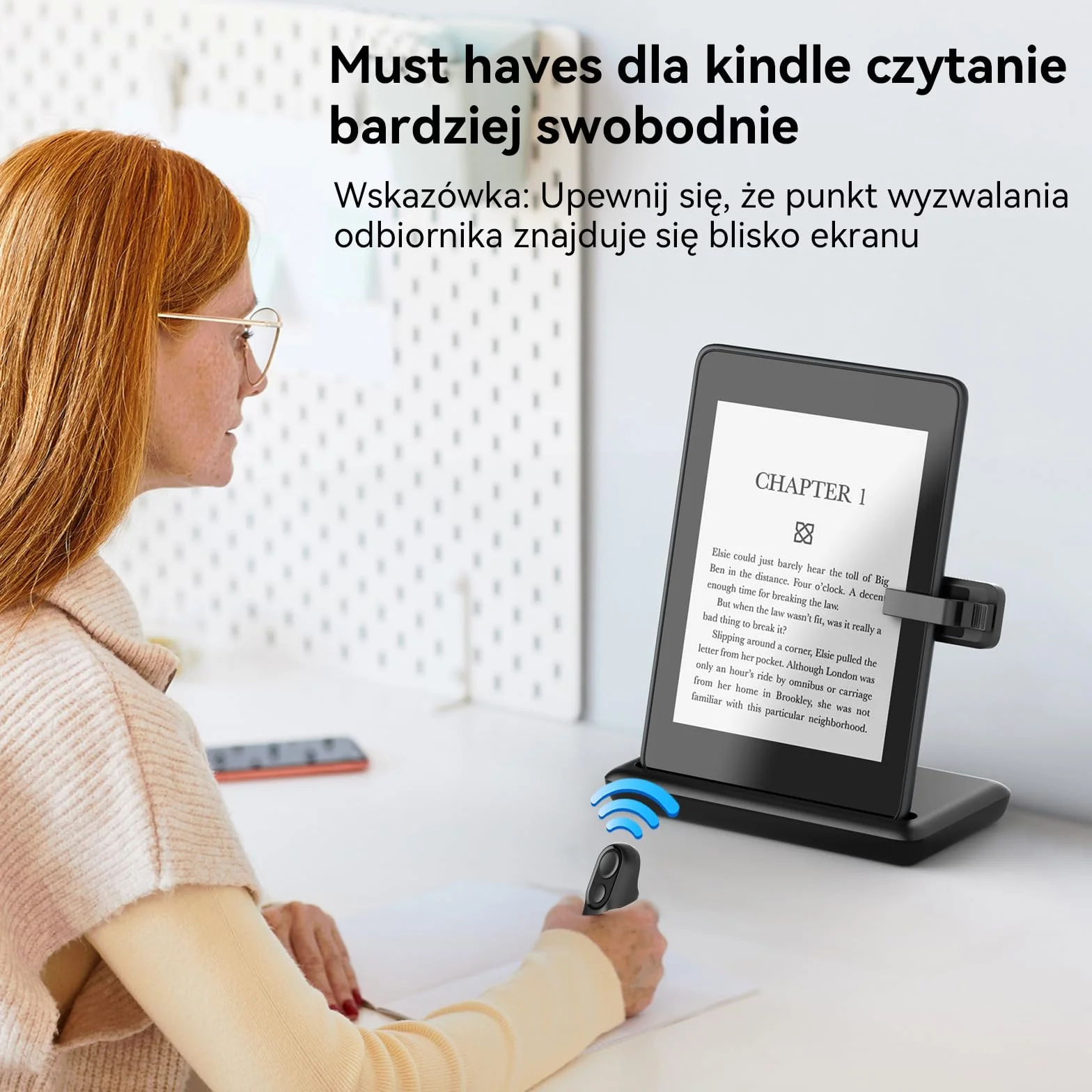 Zmieniacz stron do Kindle Paperwhite Oasis, pilot obracania stron