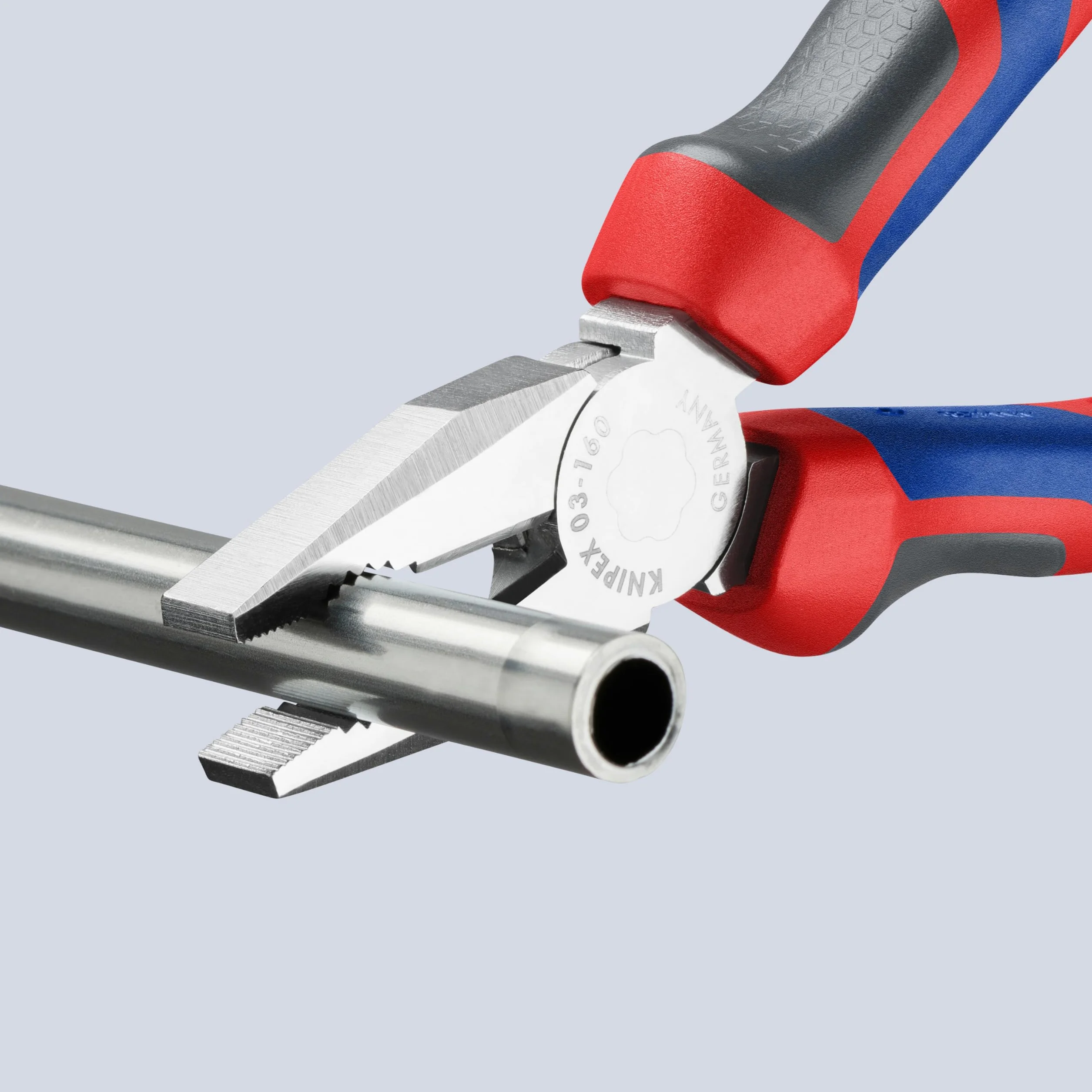 KNIPEX Szczypce uniwersalne chromowany z rękojeściami Comfort 160 mm, 03 05 160