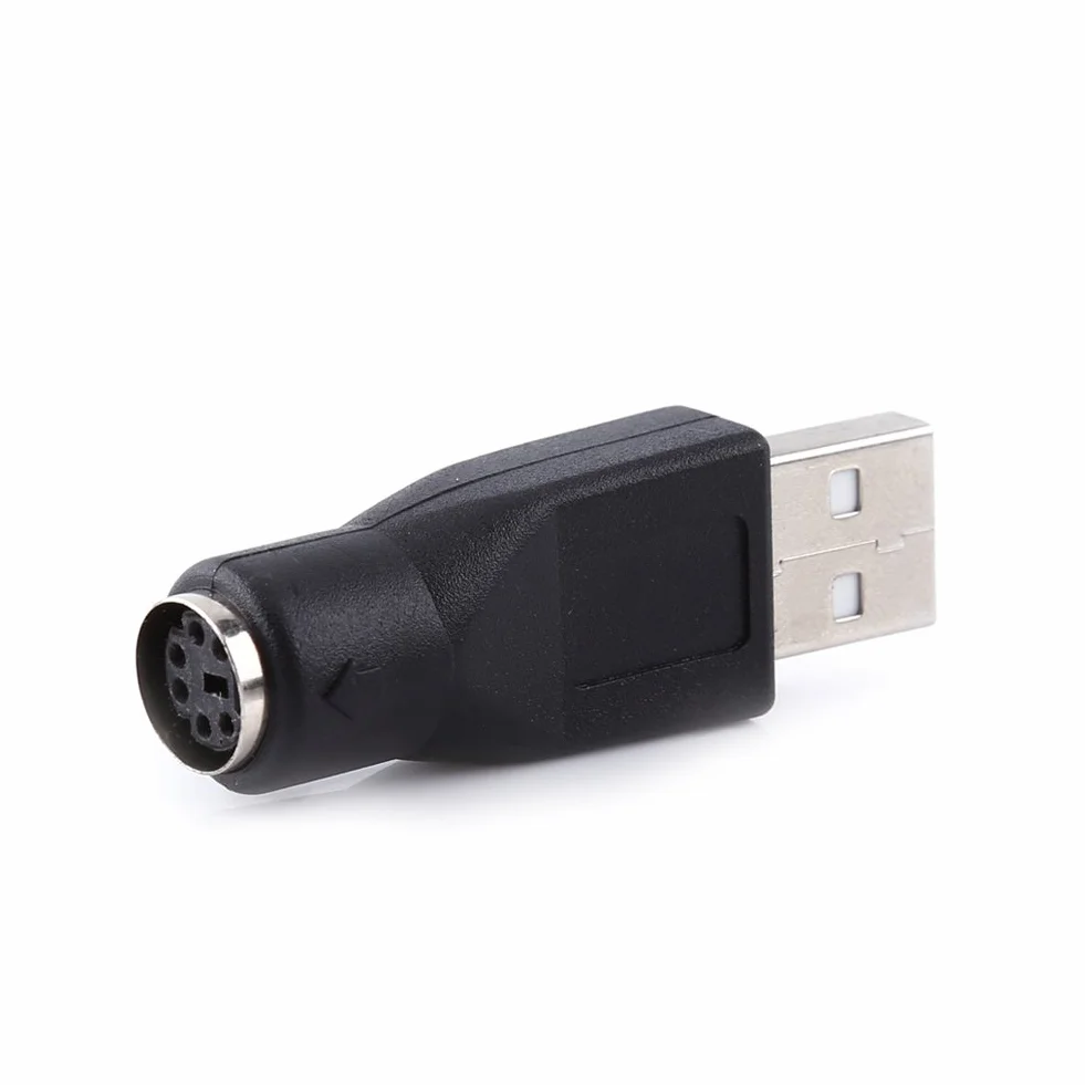 2 Sztuk USB na PS2 Adapetr, USB 2.0 A Męski na PS/2 żeńskie Złącze Konwertera Danych, na Komputer Stancjonarny Klawiatura Mysz