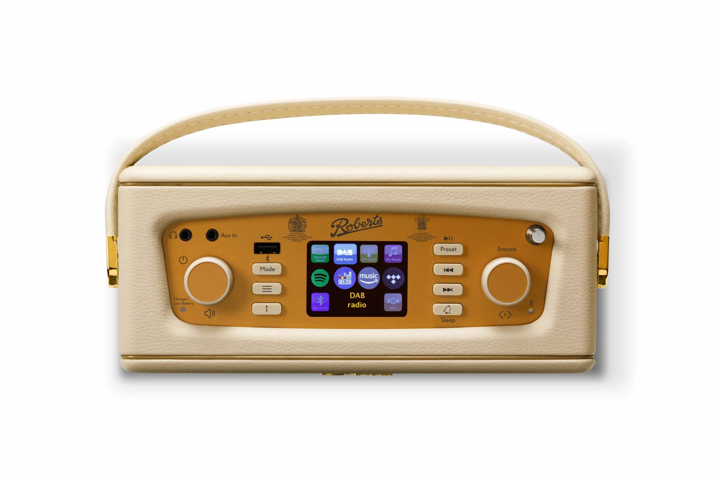 Roberts Revival iStream 3L Dab+ FM Bluetooth WiFi Przenośne Radio Pastel Cream