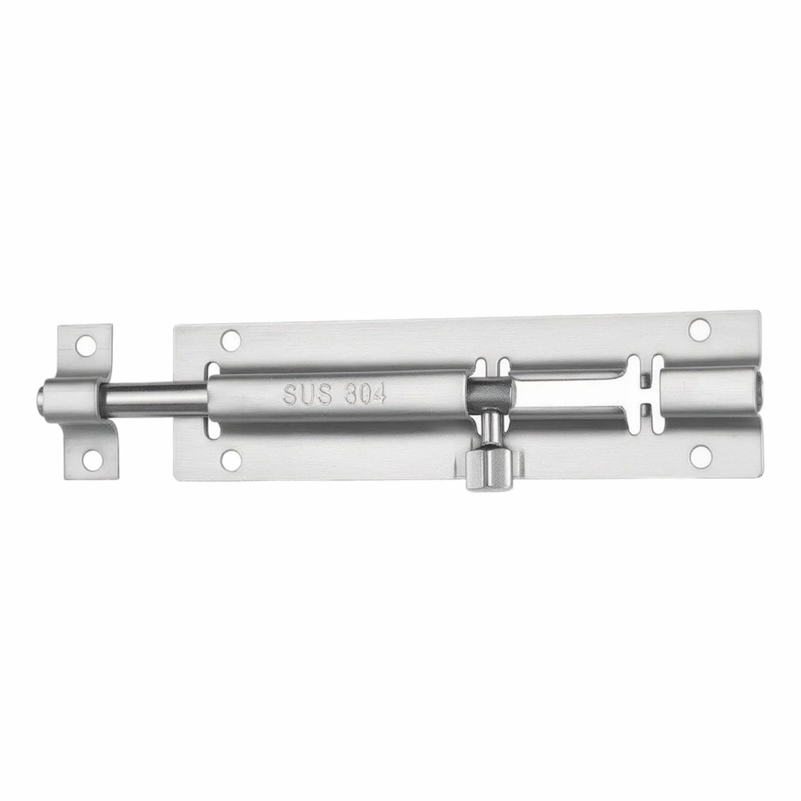 Zatrzask suwakowy ze stali nierdzewnej | Zatrzask przesuwny w wielu rozmiarach: do szafki, drzwi, okna, garażu, płotu(1.2 inches*30)