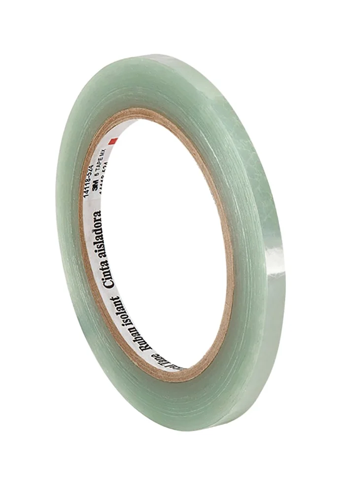 TapeCase elektryczna taśma klejąca, przezroczysta, poliester, 6,3 cm grubości, 183 cm długości, 1,3 cm szerokości, 1,27 cm szerokości