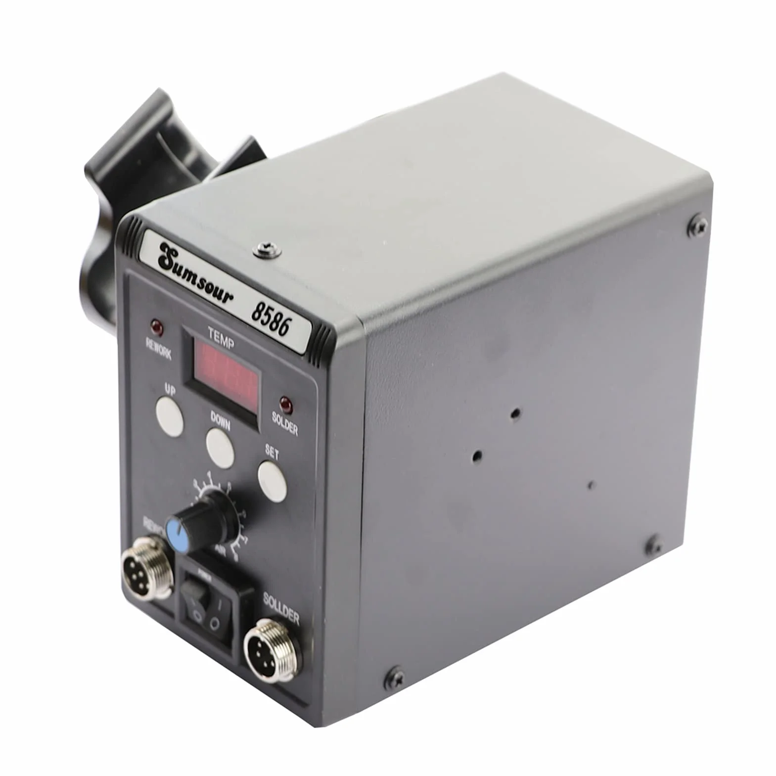 Stacja lutownicza, SMD BGA. Przeróbka Desolding Station Lutowca 8586 11 0V / 220 V 760W ESD Lutownica Hot Air Heat do zestawu narzędzi naprawy spawania