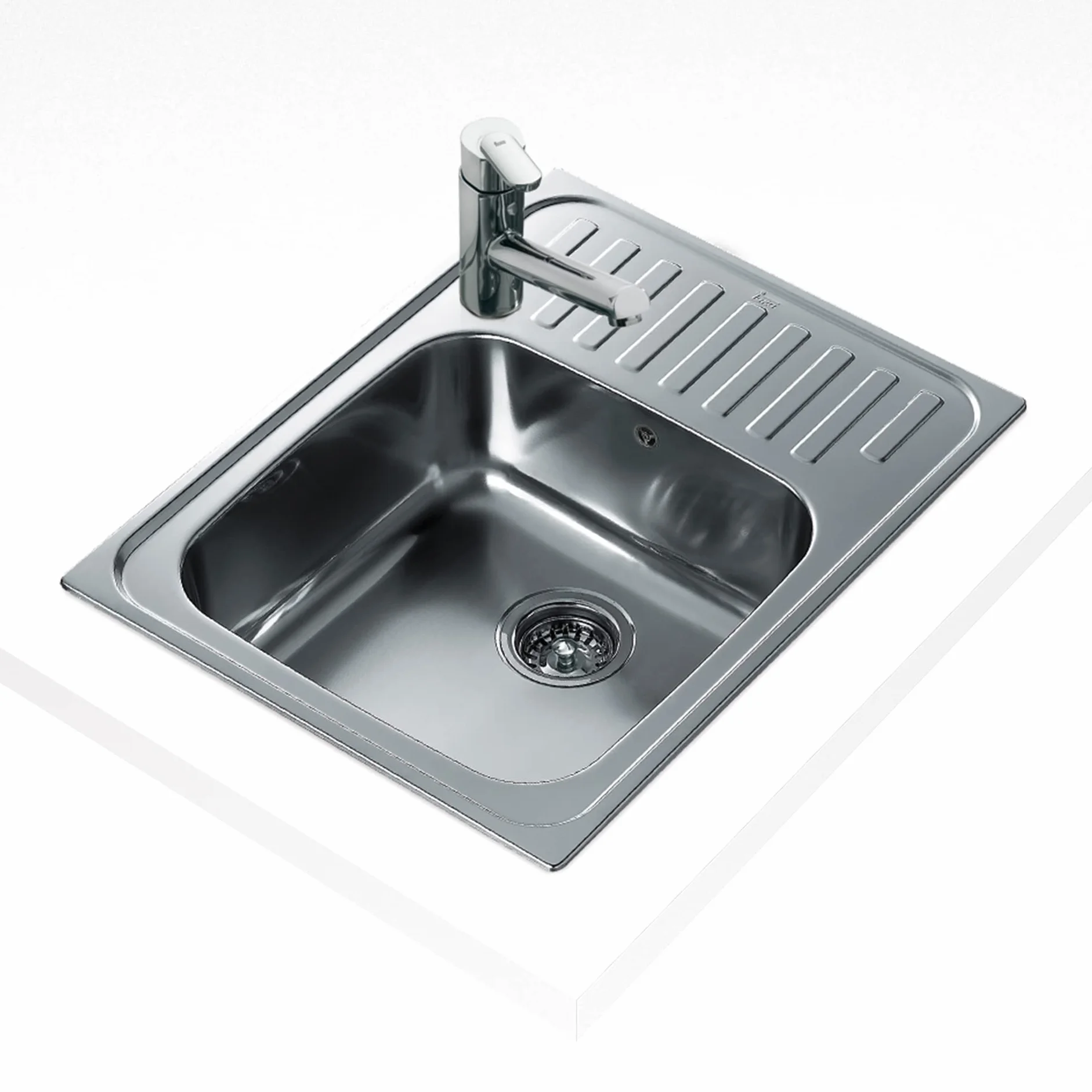 Zlew Teka Classic 1C ½D 650 Kolor Inox Szafka 50 Cm