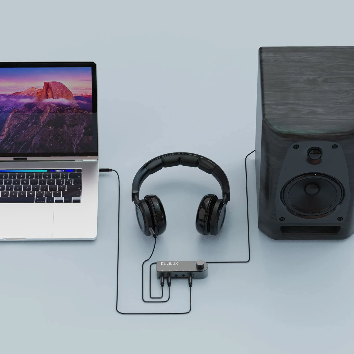 Cubilux dwukierunkowy przełącznik audio 3,5 mm selektor AUX 1 wejście 4 wyjścia