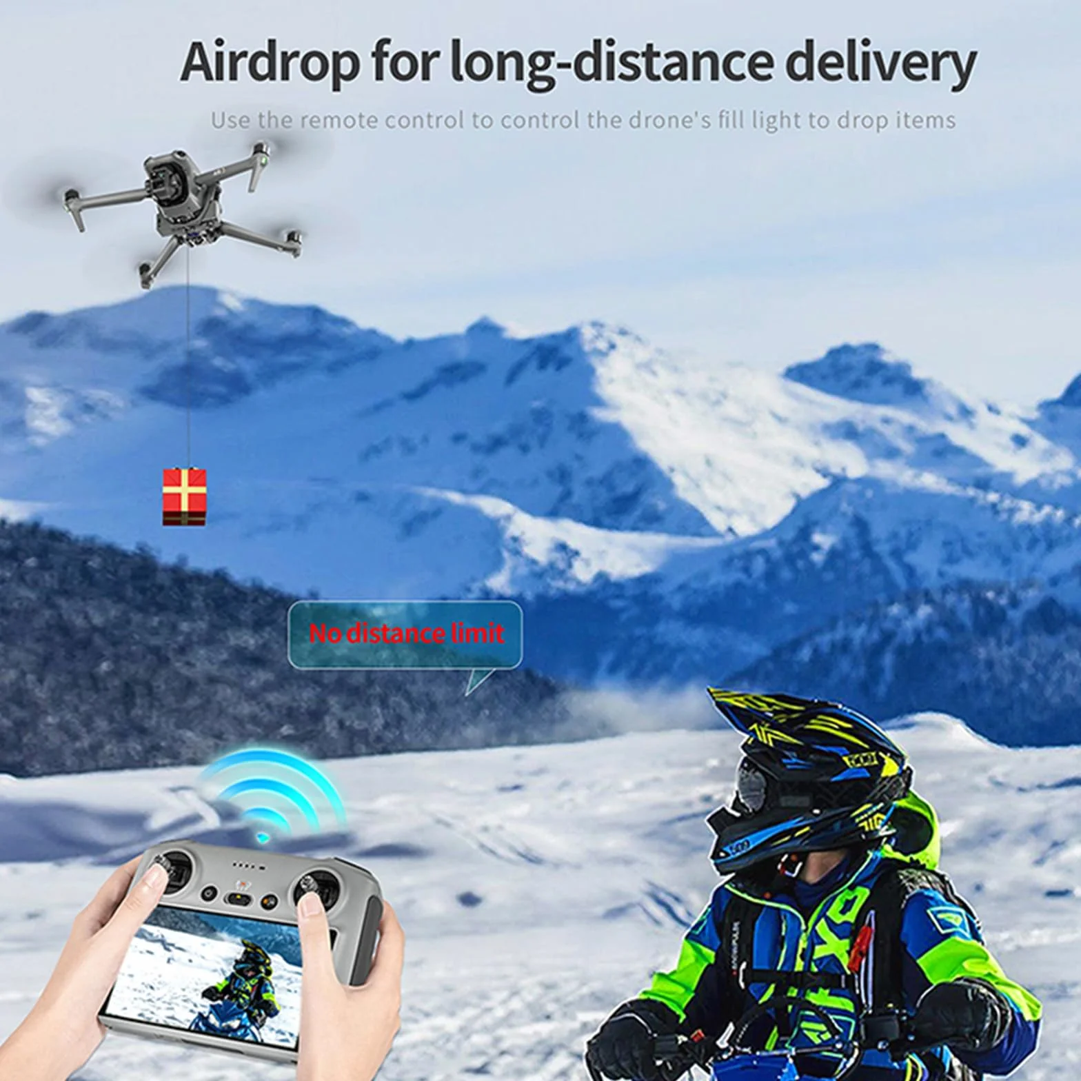 System zrzutu drona 1/4 do DJI Air 3