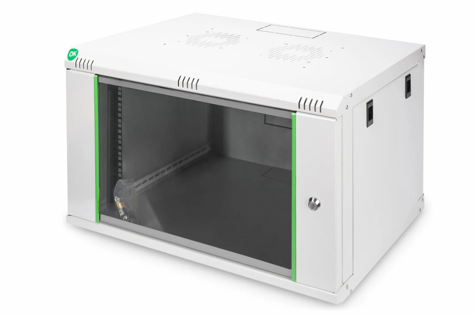 DIGITUS Szafa sieciowa rack 19 cali 7U 450 mm montaż ścienny Dynamic Basic szary