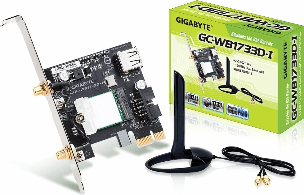 Gigabyte GC-WB1733D-I PCIe expansion card