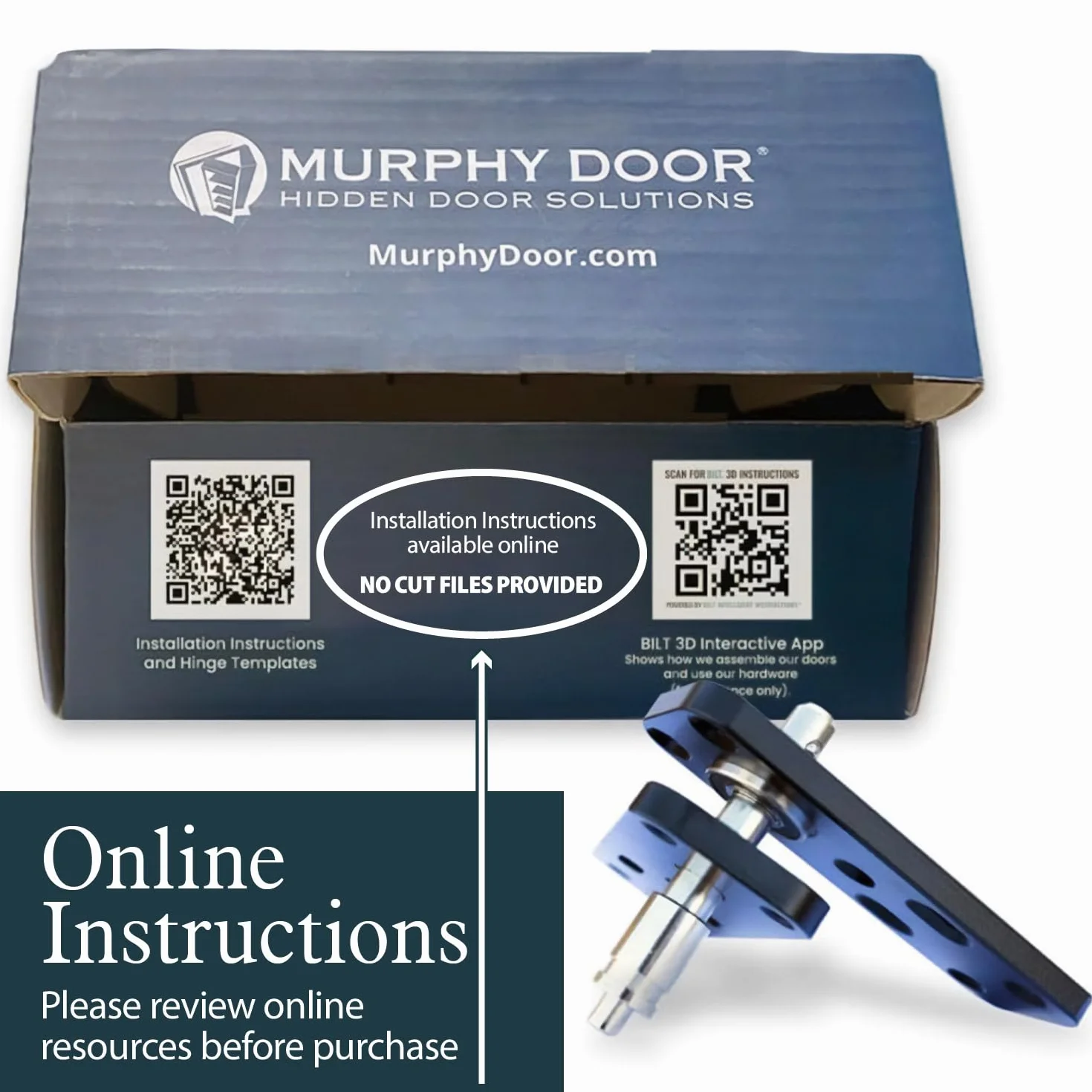 Murphy Door Ukryte okucia zawiasowe