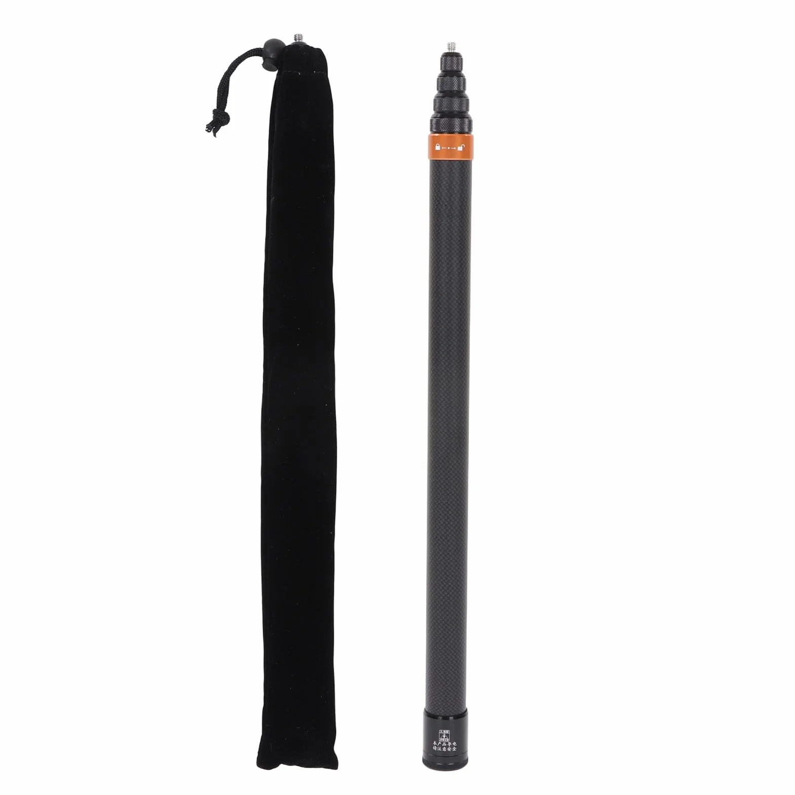 Kamera Sportowa Selfie Stick z Włókna Węglowego Teleskopowy do Insta 360x3, One RS, Go 2