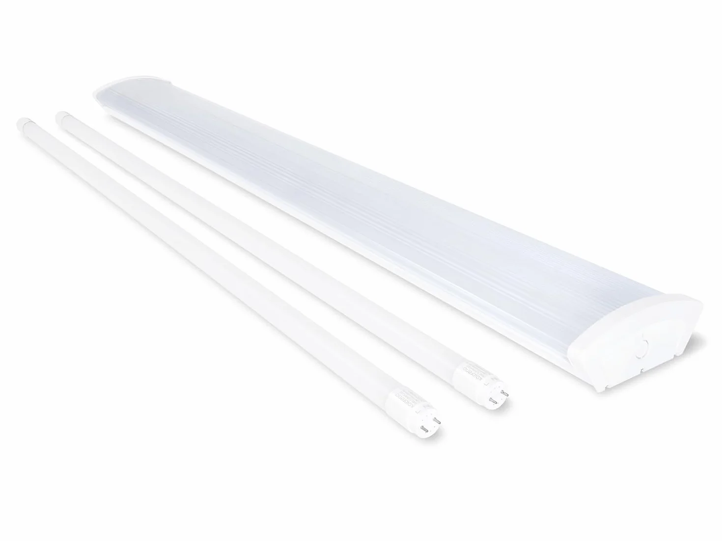 Oprawa hermetyczna 2x120cm i 2x świetlówka LED 18W - Lampa reflektor sufitowy - Świetlówka LED - Świetlówka - Uniwersalne oświetlenie - Kolor biały - Biały neutralny (4500K)