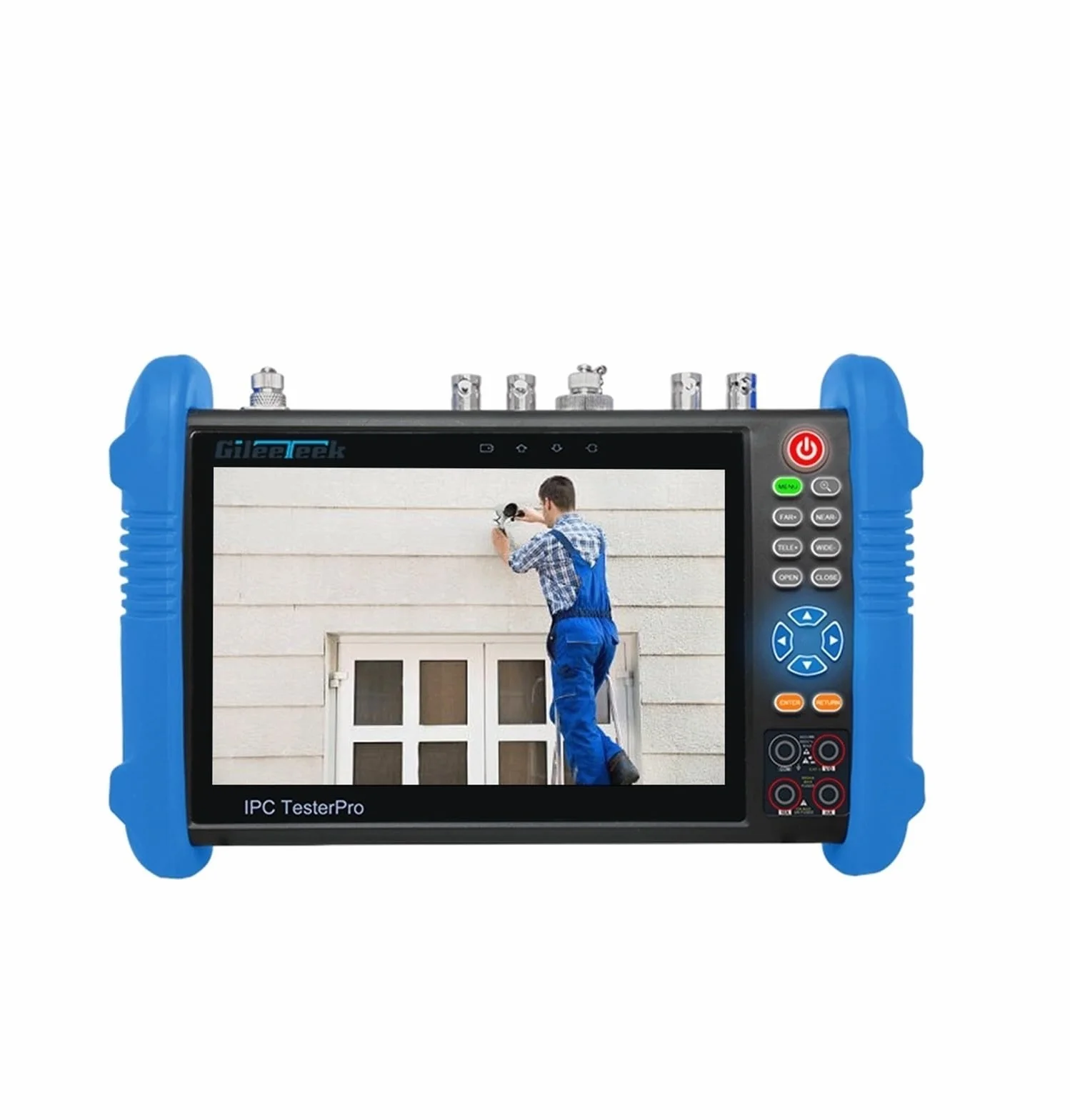 Tester CCTV, IPC9800 4K 8MP CVI TVI AHD SDI | Z Analogowy tester kamery IP Wielofunkcyjne profesjonalne narzędzie testowe Monitor testera do testowania kamer CCTV i IP.