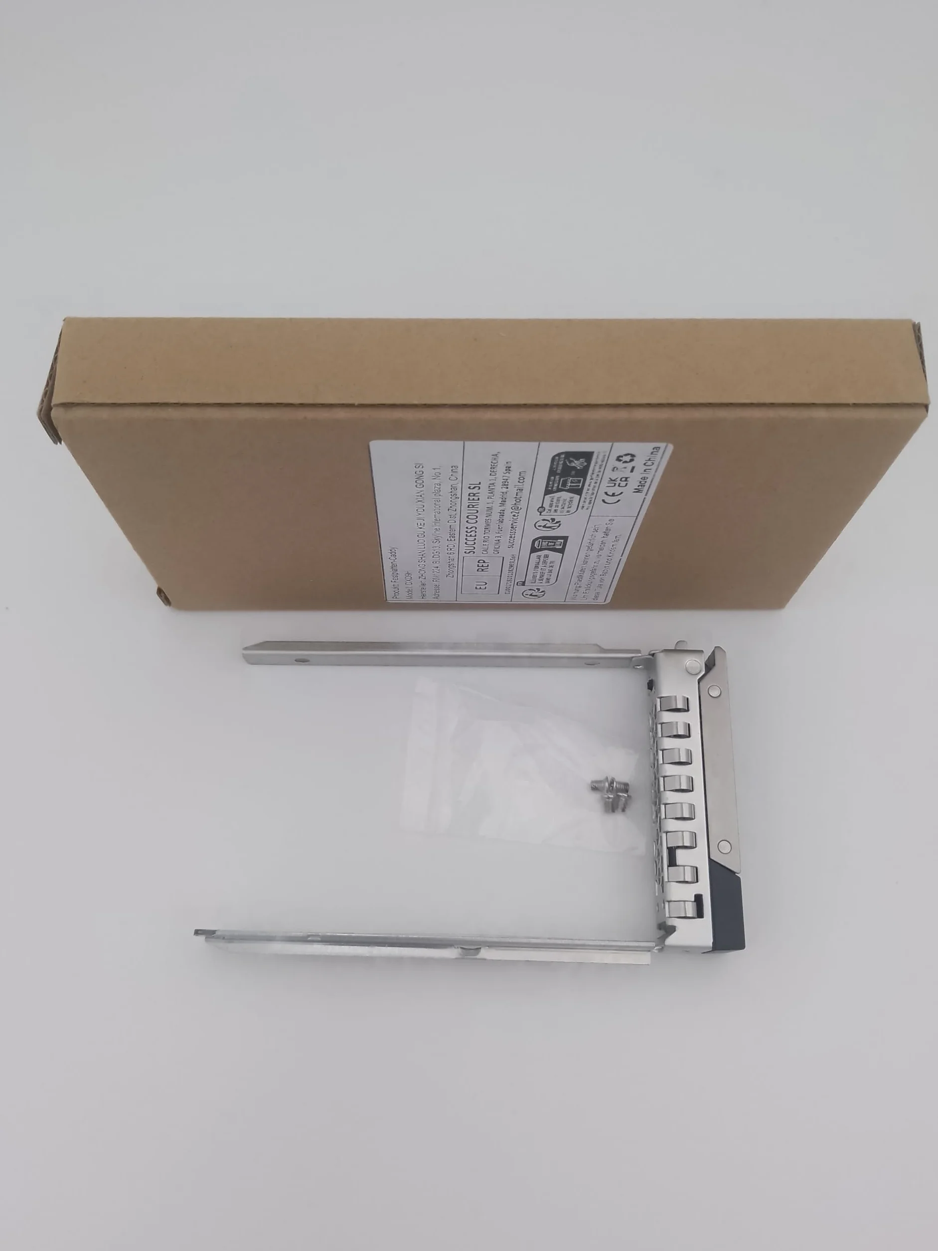 Caddy do dysku twardego SAS lub SATA 2,5" - DXD9H - do serwera Dell PowerEdge 14 generacji Gen14 G14 R440, R540, R640, R740XD, R940 lub R740 - z 4 śrubami