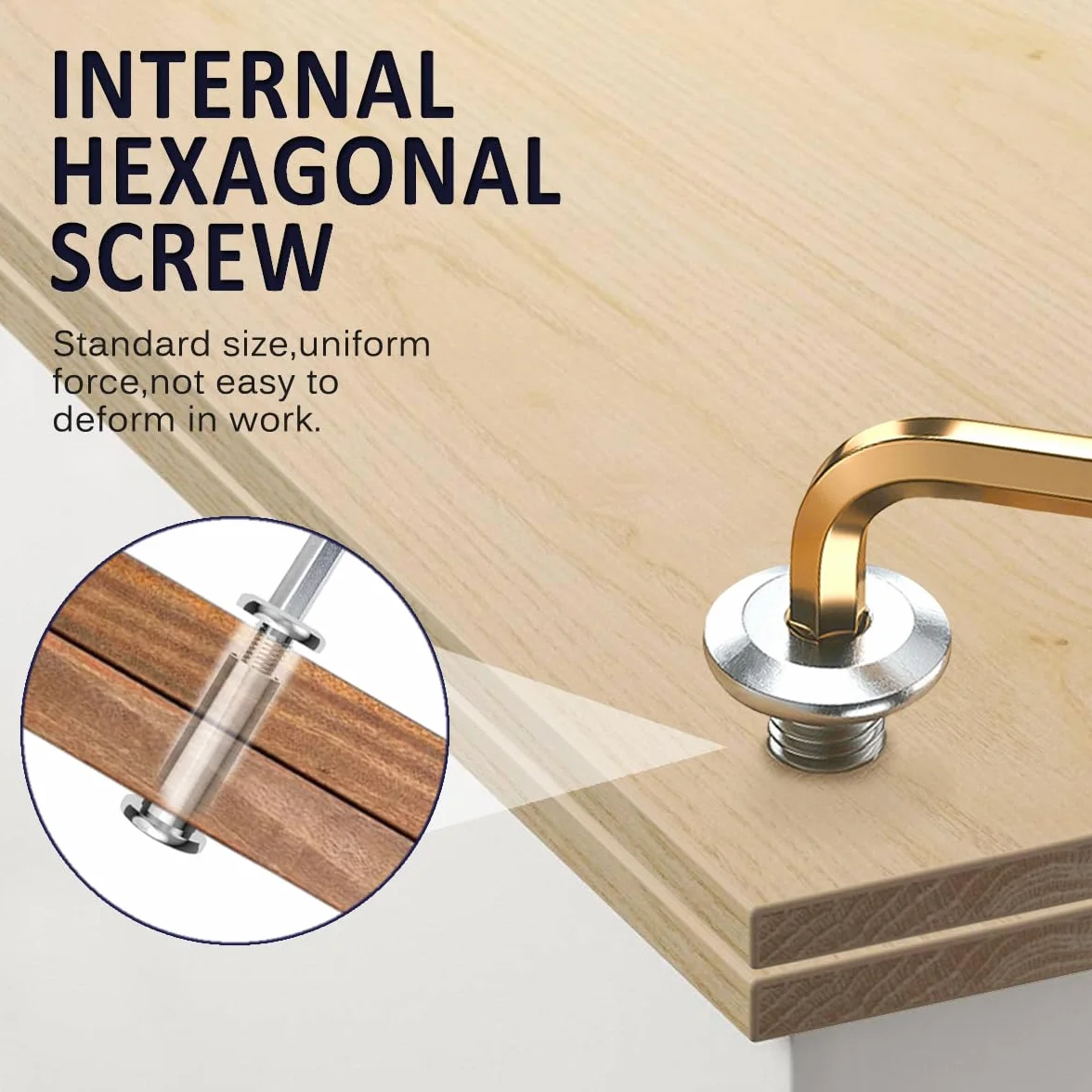 Drenky 10 sztuk M6 x 30 mm wkręty łączące stal nierdzewna A2 V2A złącza szafkowe wkręty meblowe tulejowe z gniazdem sześciokątnym