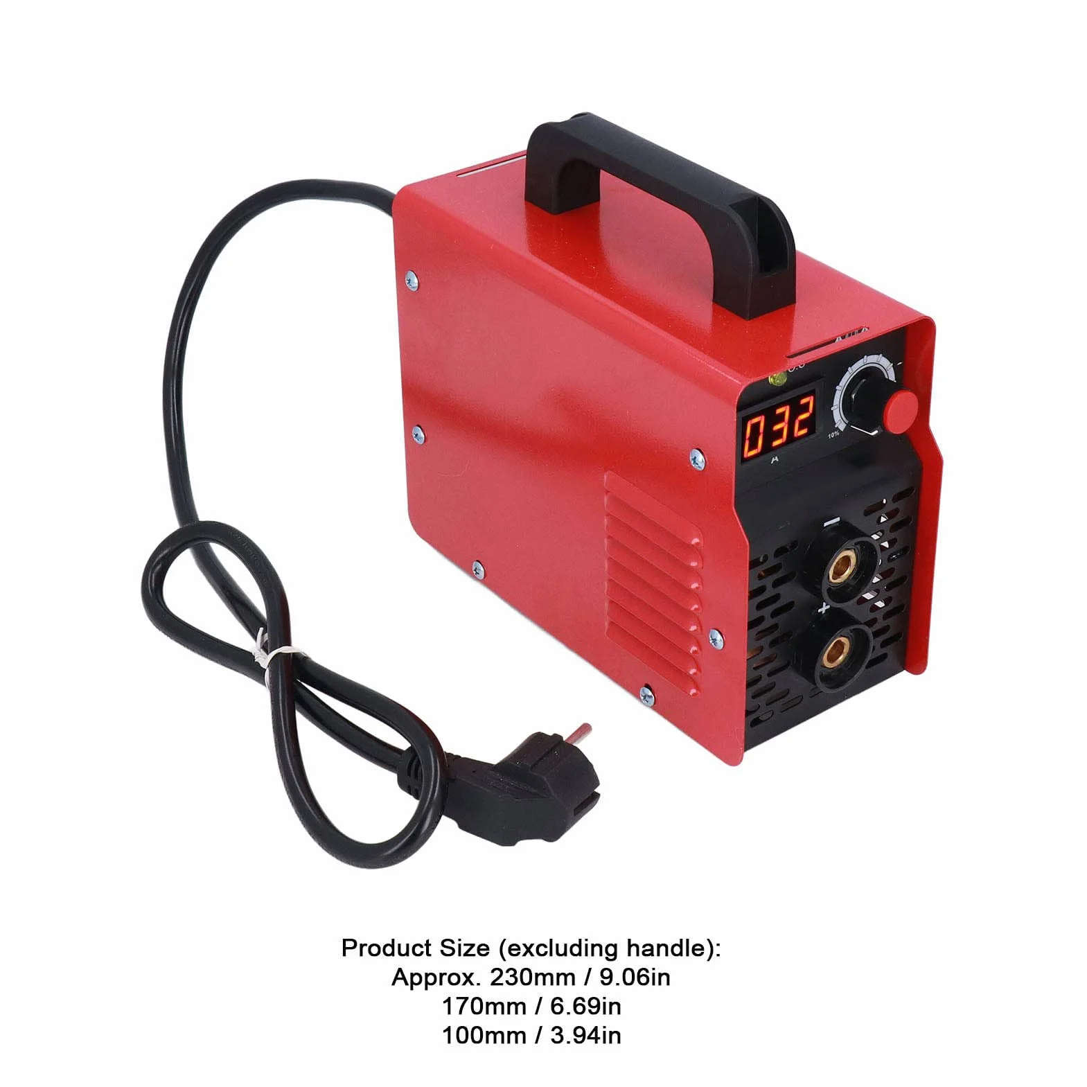 Spawarka łukowa Mini Przenośna Ręczna Spawarka Inwertorowa DC 20-200A ARC200 Wtyczka EU AC220V z Tuleją Okablowania/mosiężnym Uchwytem do Spawania Metali