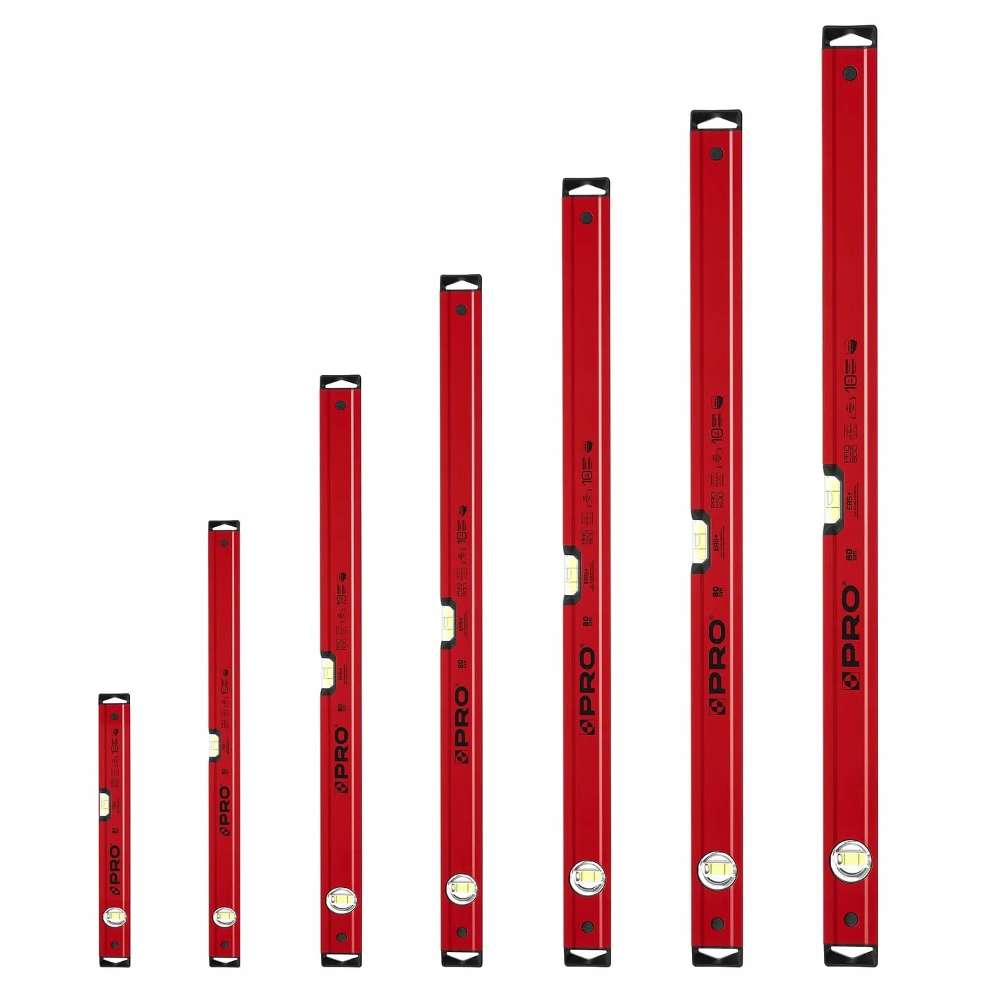 Zestaw poziomnic PRO 600 Endurance (40-200 CM)