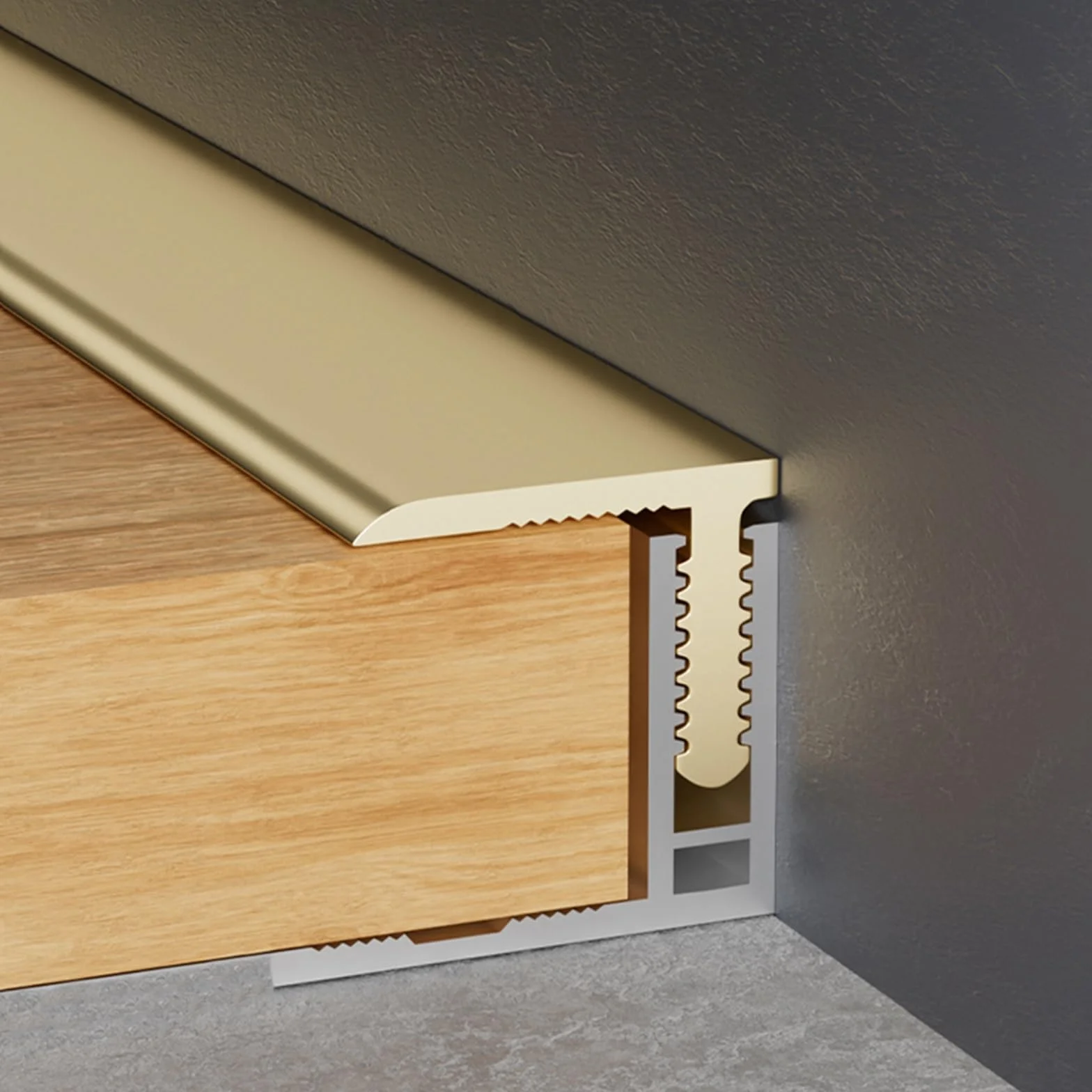 Listwa podłogowa z ap T 100240 cm, miedziana listwa Ed do wejść, drewno do płytek, cement winylowy, 15 x 12 mm i solut