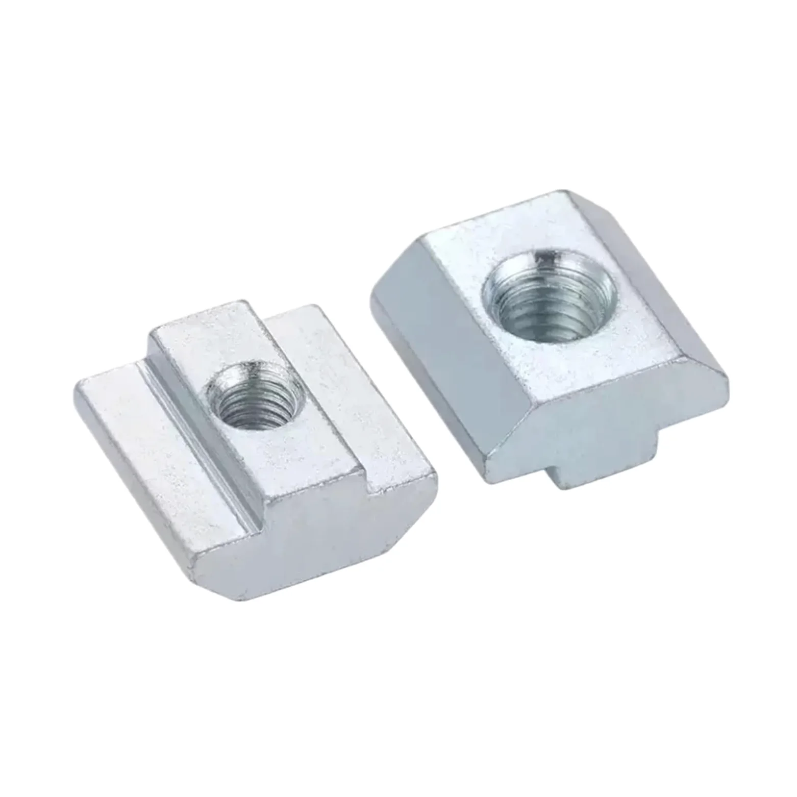 śruba ze stali węglowej z rowkiem teowym, T-Slot Nuts M3-M10 For 20-45 Profiles Galvanised Carbon Steel Pack Of 10-100 pcs(100pcs,EU40-M6)