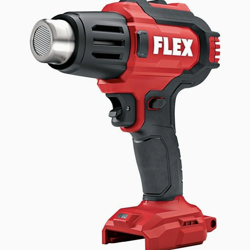 Flex Akumulatorowa opalarka 18 V HG 530 18 (dwa poziomy temperatury 260°/530°C, ze światłem LED, kompaktowa i ergonomiczna konstrukcja) 531493