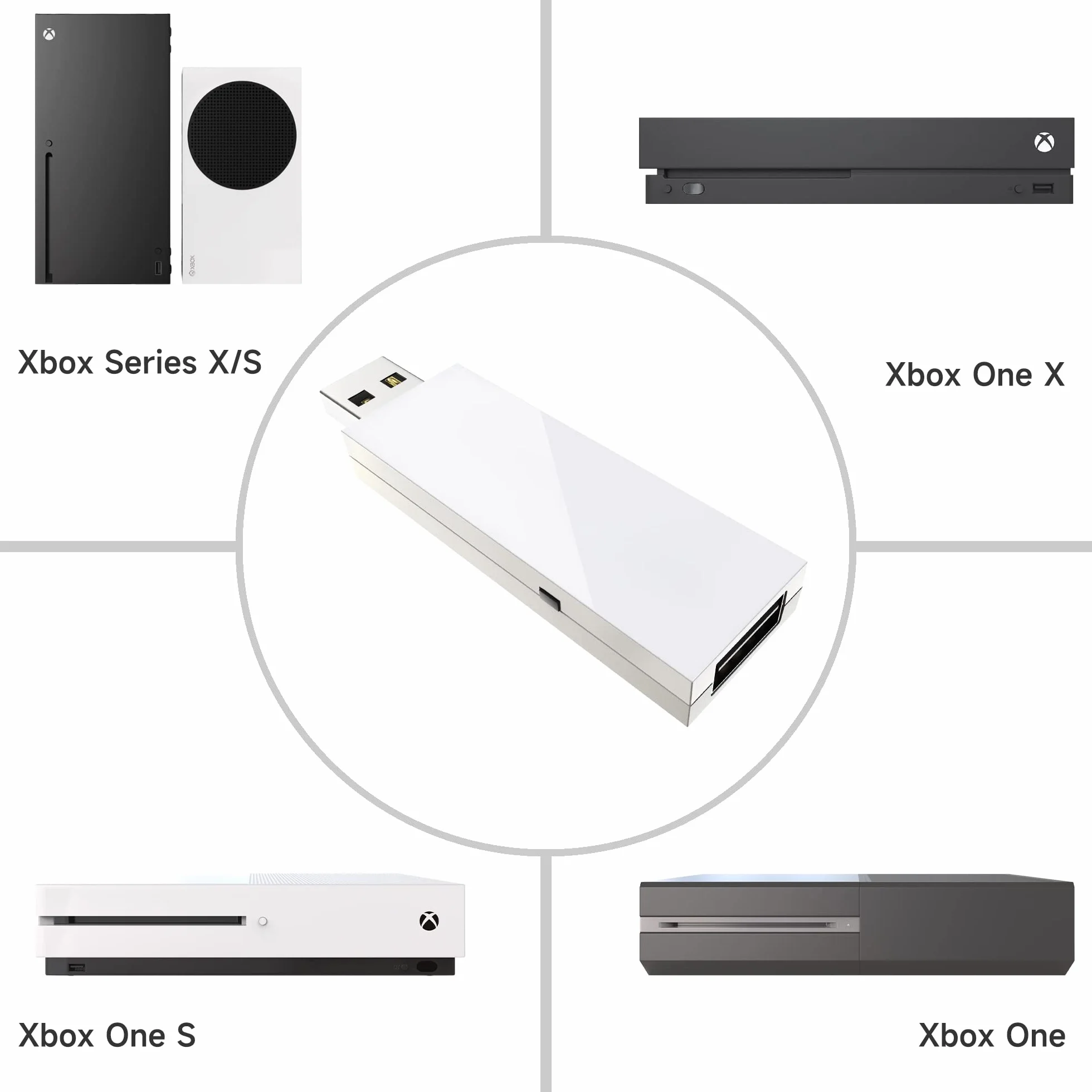 MAYFLASH MAGIC-X Bezprzewodowy adapter Bluetooth USB dla Xbox Series S/X, Xbox One, Switch, PS5, PS4