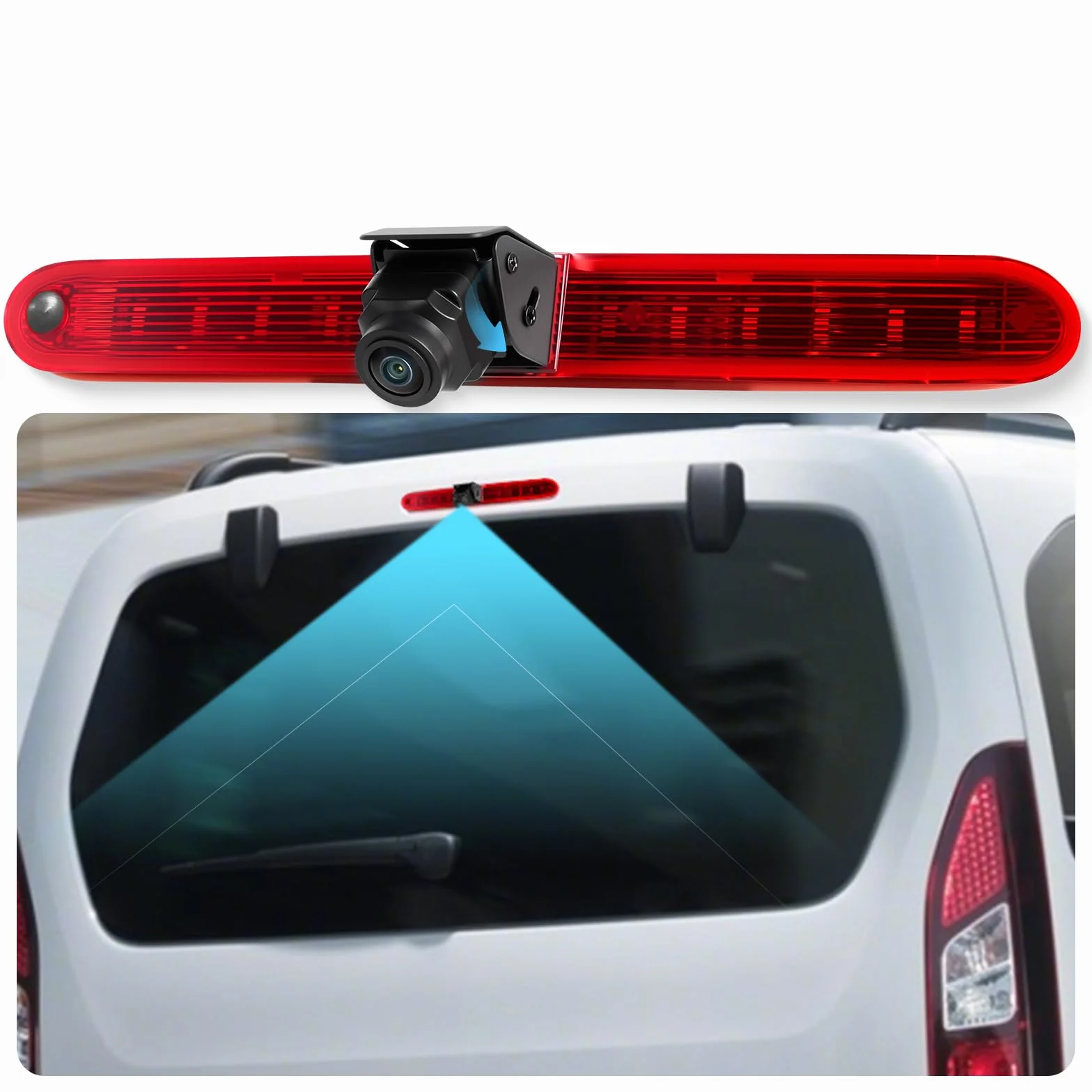 Kamera cofania do Peugeot Partner 2008-2020 Citroen Berlingo 2008-2020 trzeciego stopu IR noktowizor wodoodporny IP67