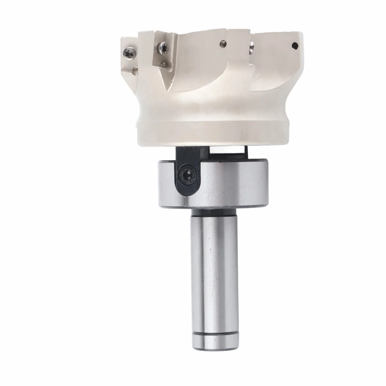 Generic C20 FMB27 Uchwyt Tulei Zaciskowej Frez 6 Rowków APMT1604 Płytki do Precyzyjnej Obróbki CNC (Głowica tnąca C20-FMB27+80+ziarna noża 1604APMT)