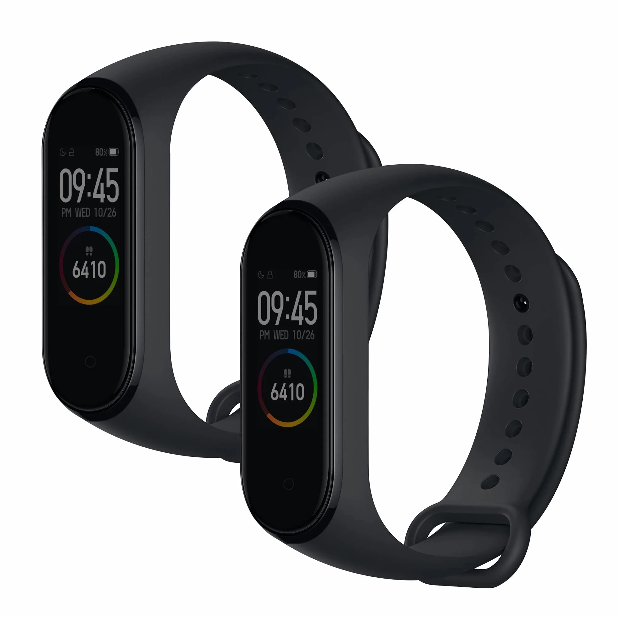Xiaomi Mi Band 4 Opaska Sportowa Zestaw 2 szt. Termoplastyczny Poliuretan Silikon Czarny Szary