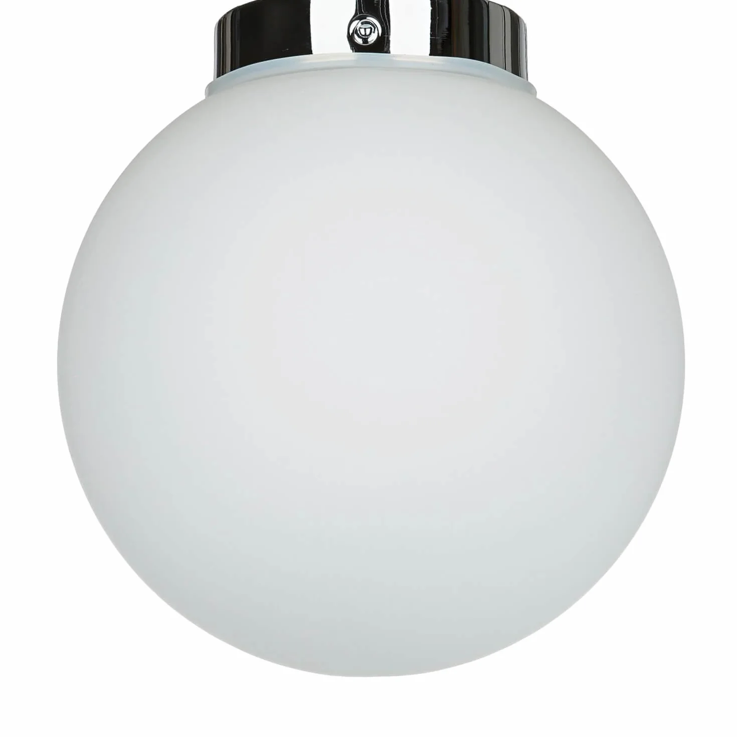 Lampa sufitowa łazienkowa kula metalowa szkło w chromie 1x G9 wymienna łazienka korytarz wewnętrzna lampa sufitowa ponadczasowe oświetlenie kompaktowe
