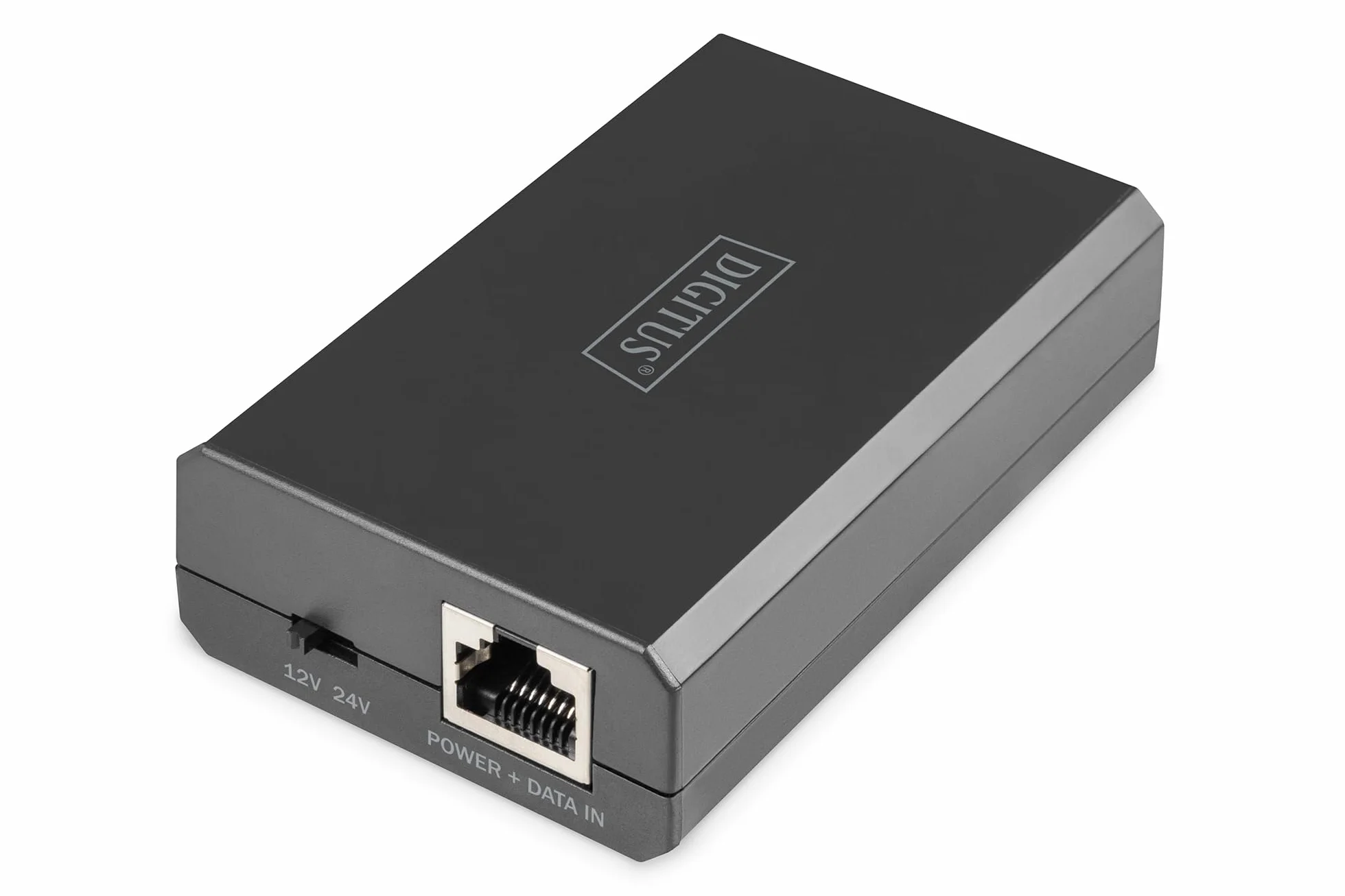 DIGITUS PoE++ Splitter Gigabit 51W 12V/24V IEEE802.3at/bt Czarny