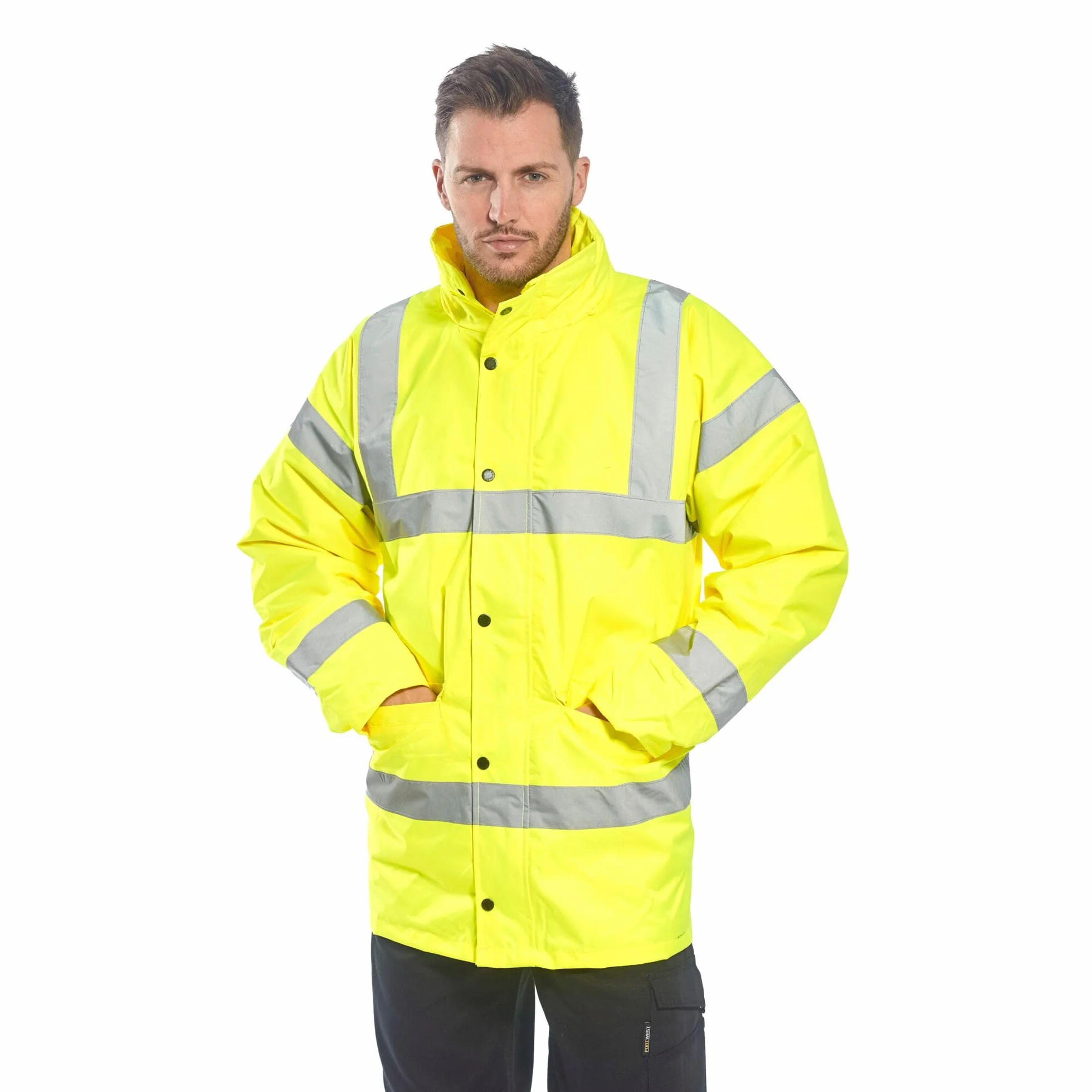 Portwest S460 Wodoodporna Komfortowa Kurtka Zimowa Drogowa Hi-Vis
