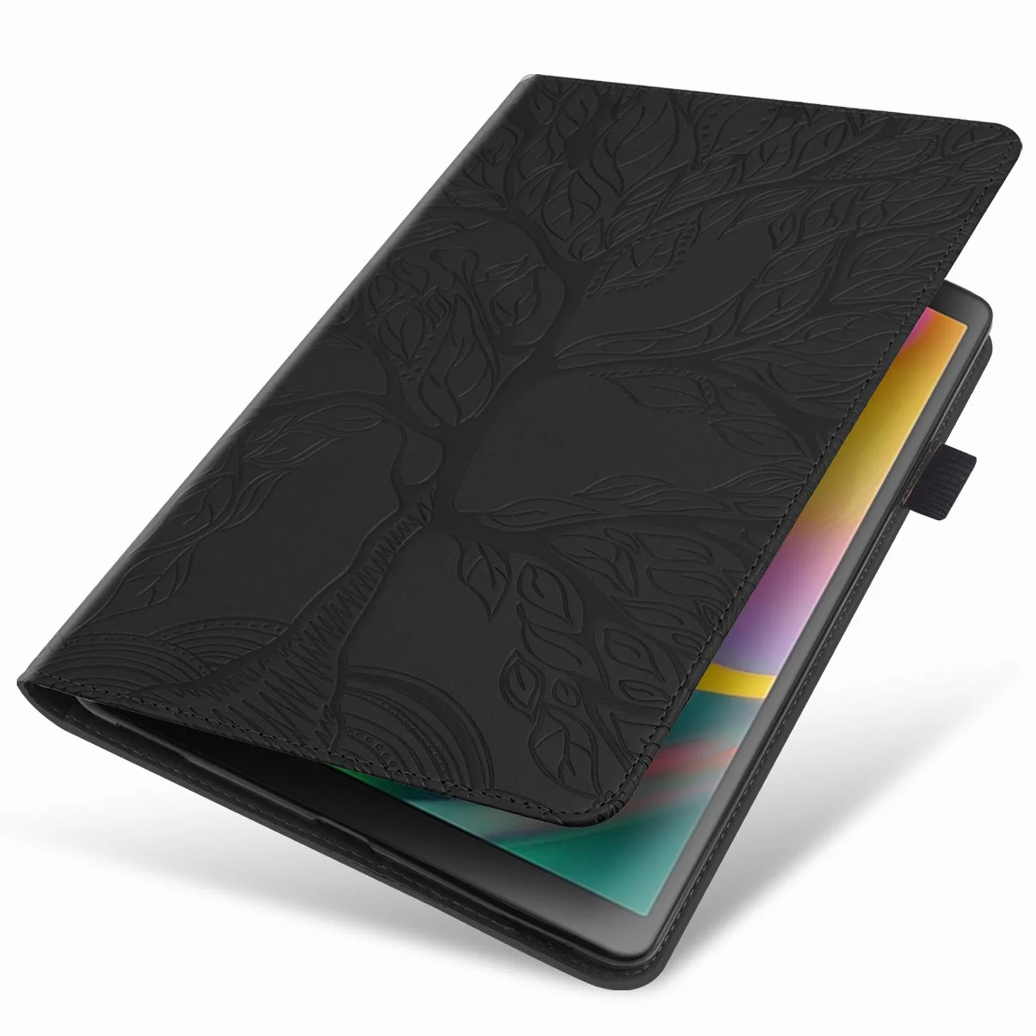 Etui do Lenovo Tab Plus Tablet 11,5" 2024, etui ze skóry PU z uchwytem na pióro Lenovo Tab Plus 11,5", etui ochronne z funkcją podstawki, Lenovo Tab Plus 11,5" czarne