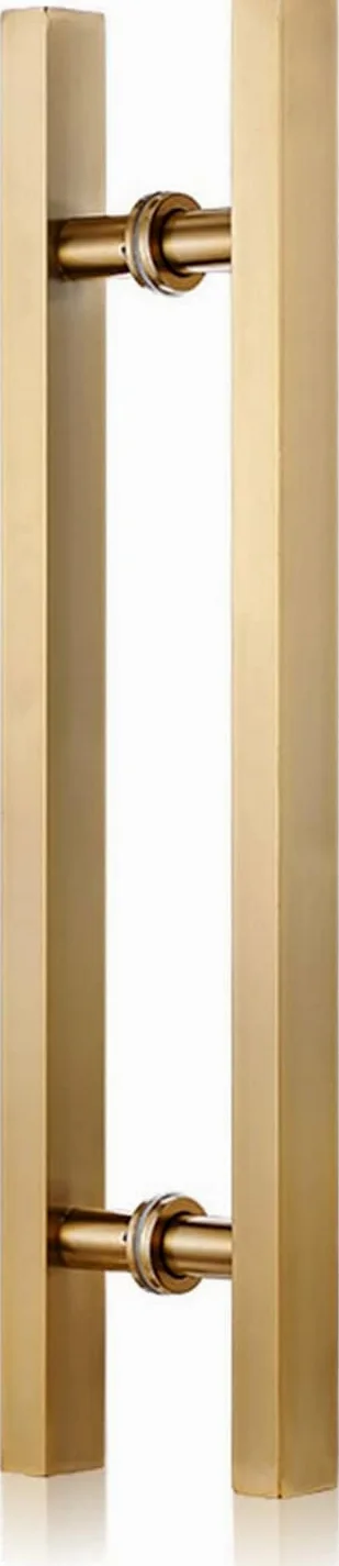 Nowoczesny uchwyt do pchania drążka, 50 80 cm, długość 102 cm, do drzwi przesuwnych, nowoczesne kwadratowe uchwyty do drzwi wejściowych, do centrum handlowego, domu firmy, stal nierdzewna