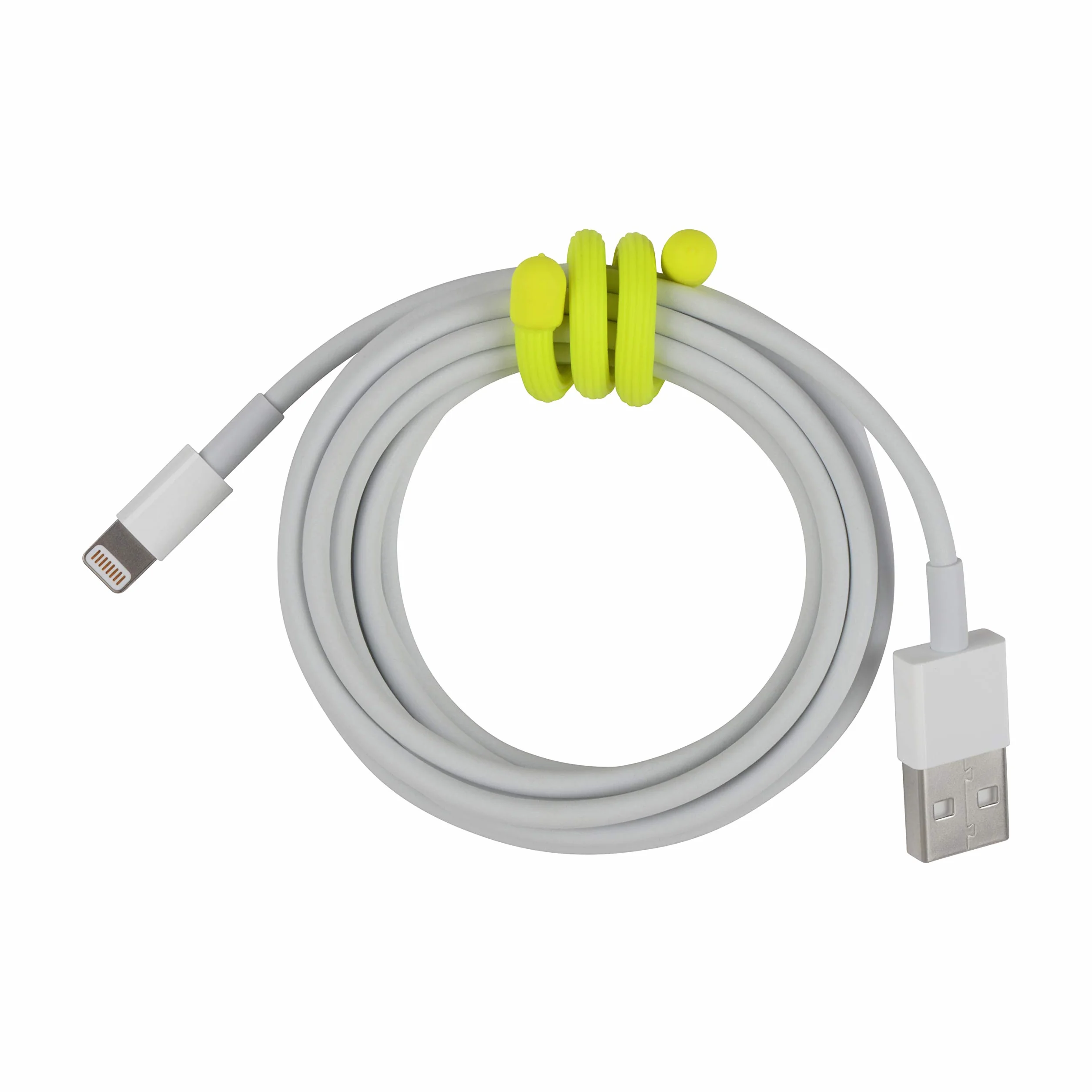 Nite Ize Gear Tie 6 – Neon Yellow 2-PK Zacisk, Żółty, S/6 Inch