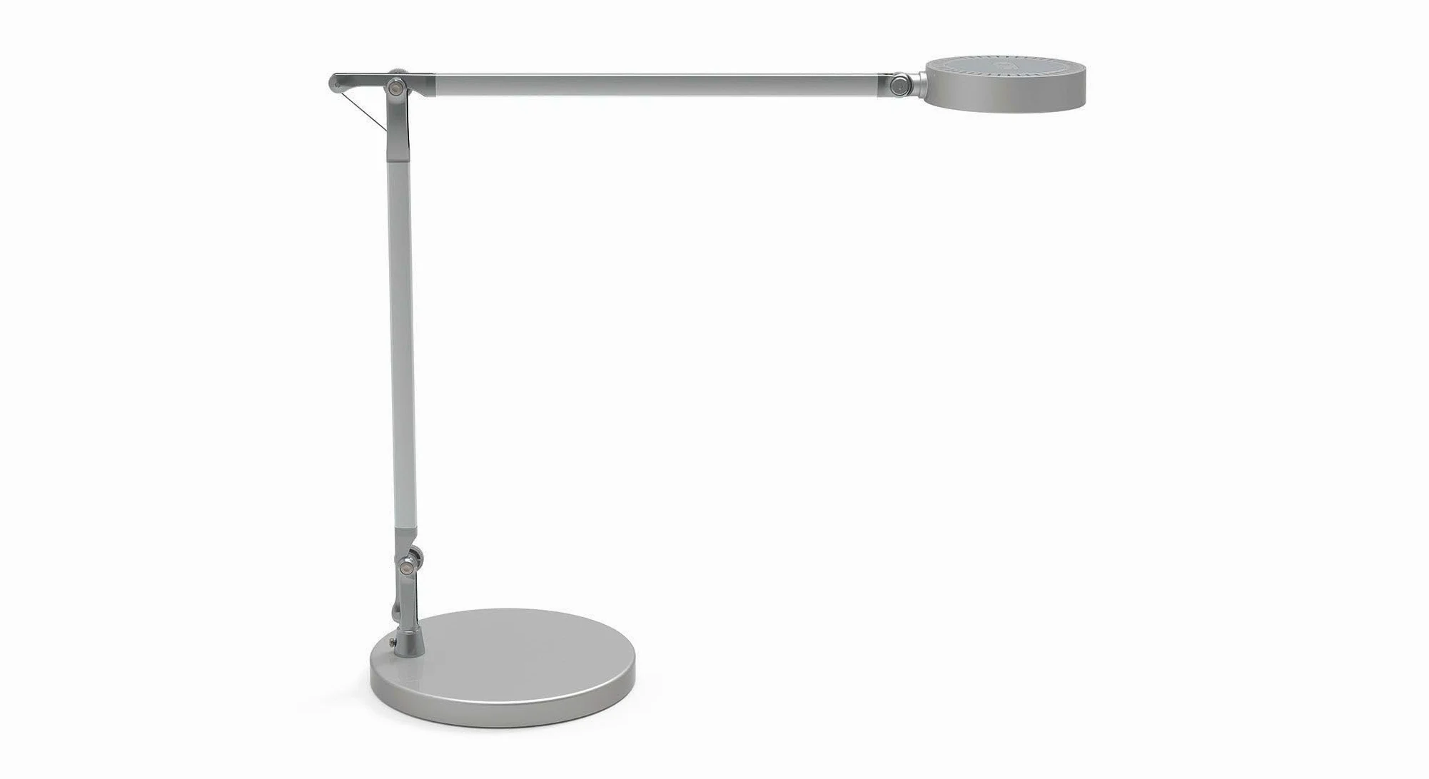MAUL Lampa biurkowa LED MAULgrace srebrna ściemniana regulowana | światło do pracy i relaksu, wybór barwy, stabilna podstawa, ruchome ramię, wymienny moduł