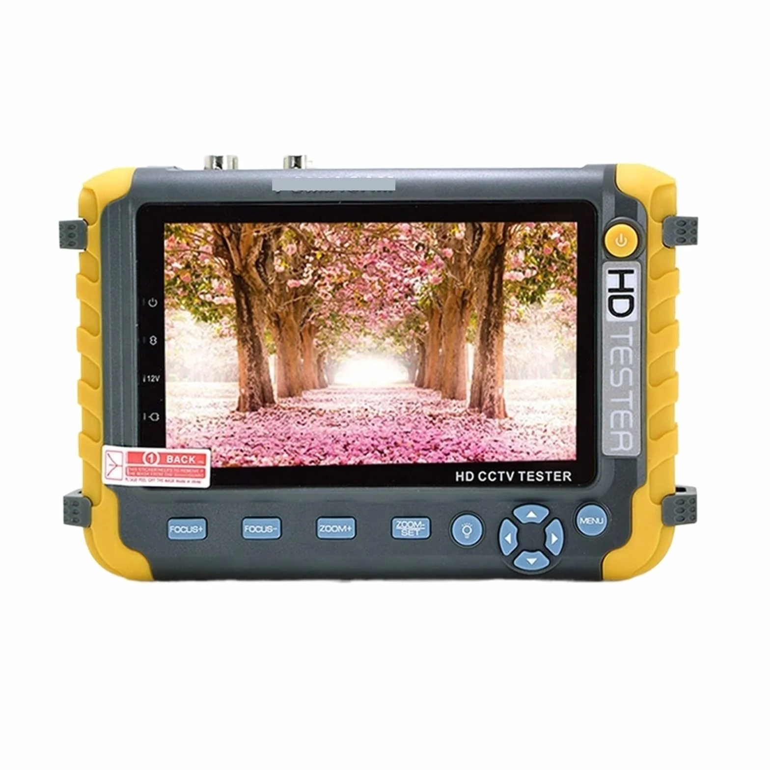 Tester CCTV, 5-calowy 4-w-1 tester CCTV 8mp | Z TVI CVI 8mp AHD tester kamery wideo, monitor AHD tester przenośny VGA PTZ kontroler do testowania kamer CCTV i IP.