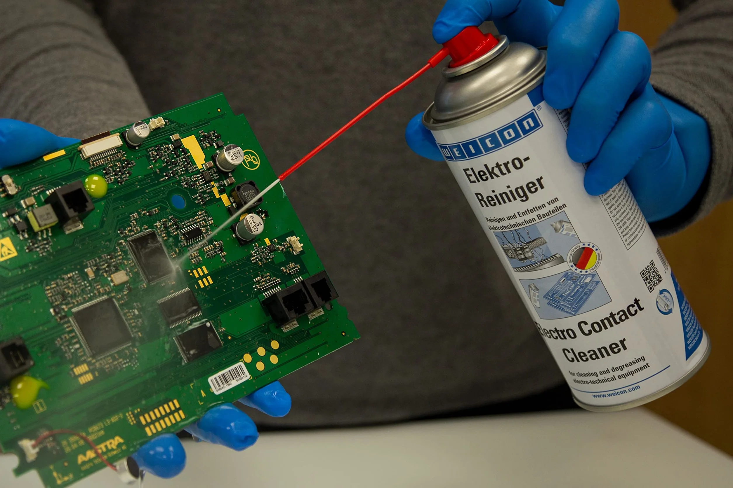 WEICON Środek do czyszczenia styków elektrycznych 400 ml, preparat do elektroniki i płytek PCB