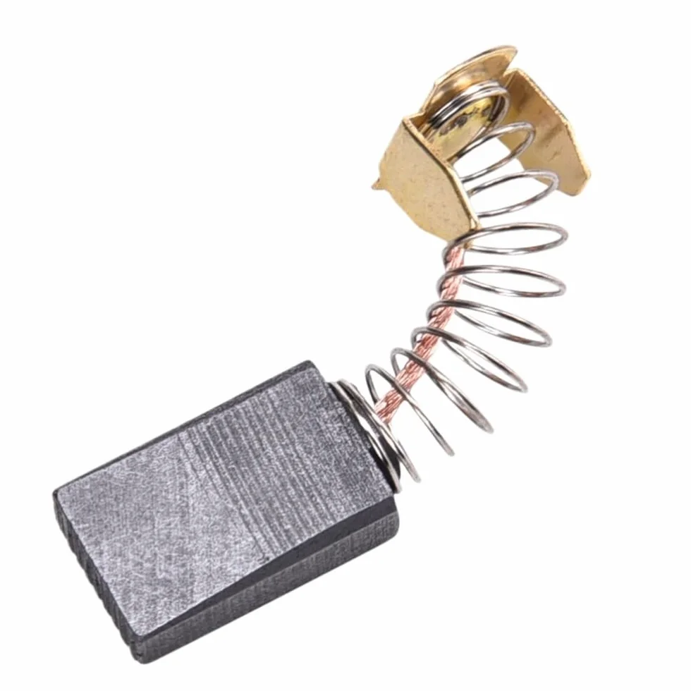 10 szt. szczotki węglowe części zamienne mi ni wiertarka elektryczna szlifierka zamiennik do silników elektrycznych narzędzie obrotowe 6,5 x 7,5 x 13,5 mm