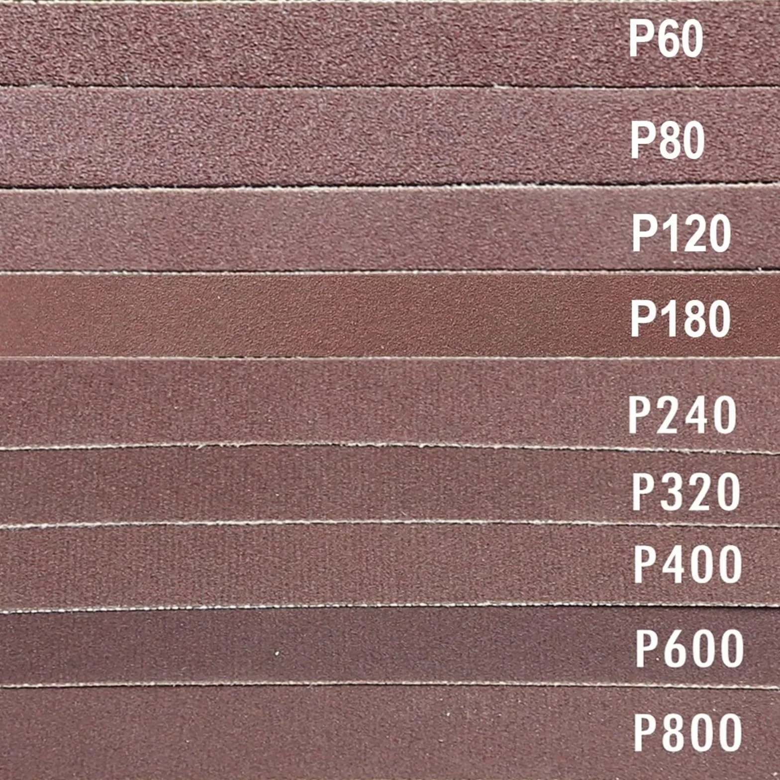 Pasy szlifierskie, Zestaw pasów szlifierskich 10 szt. 686x50 mm P40-P1500 do szlifierki stołowej(P60)