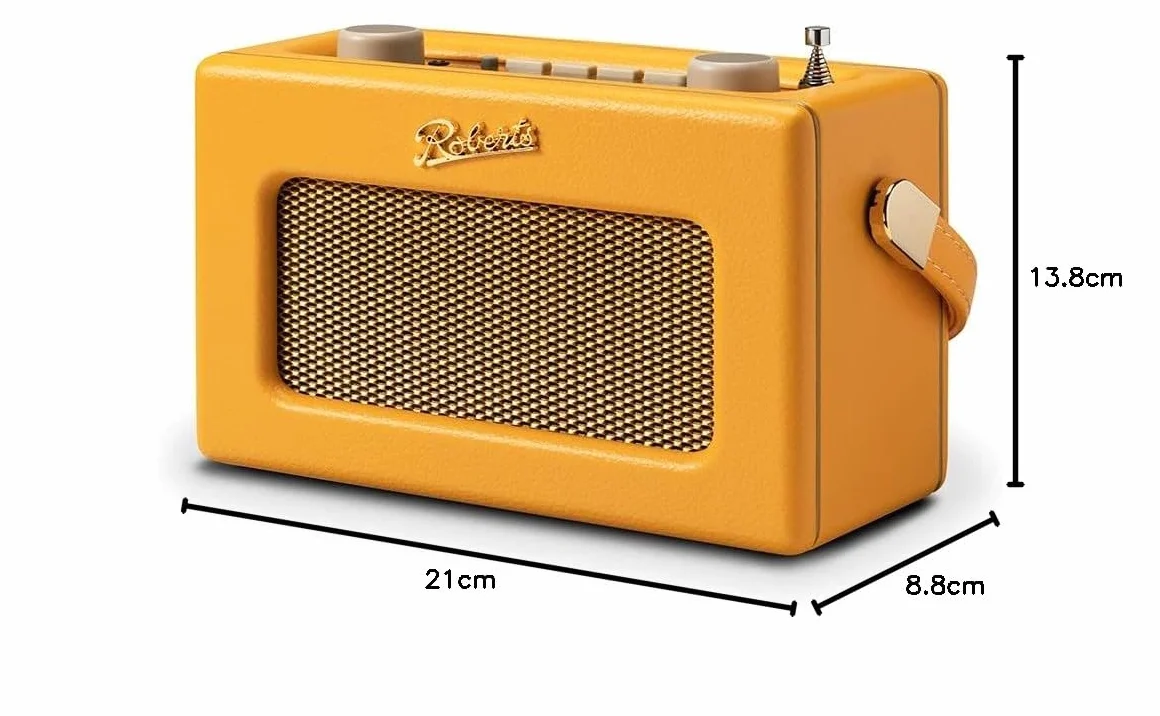 Roberts Radio Revival Uno BT Kompaktowe radio DAB-FM Bluetooth Żółte słońce