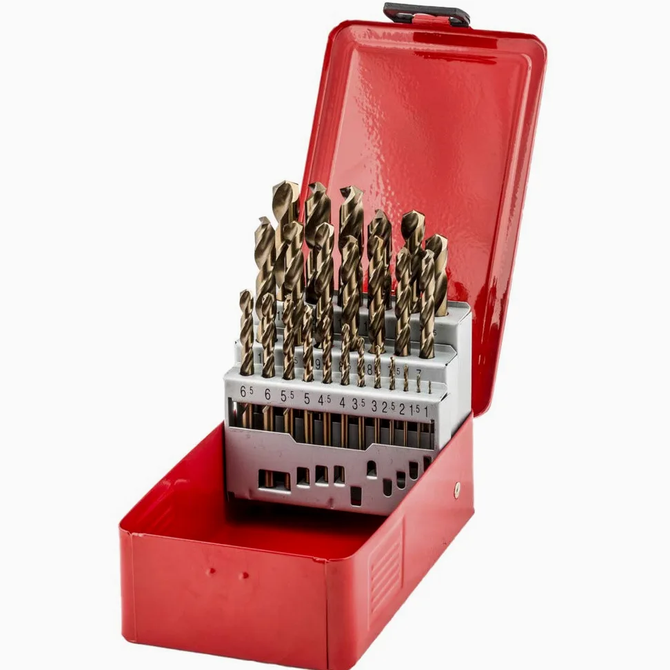 fischer 543330 wiertło kobaltowe (25 sztuk), szare, zestaw sztuk