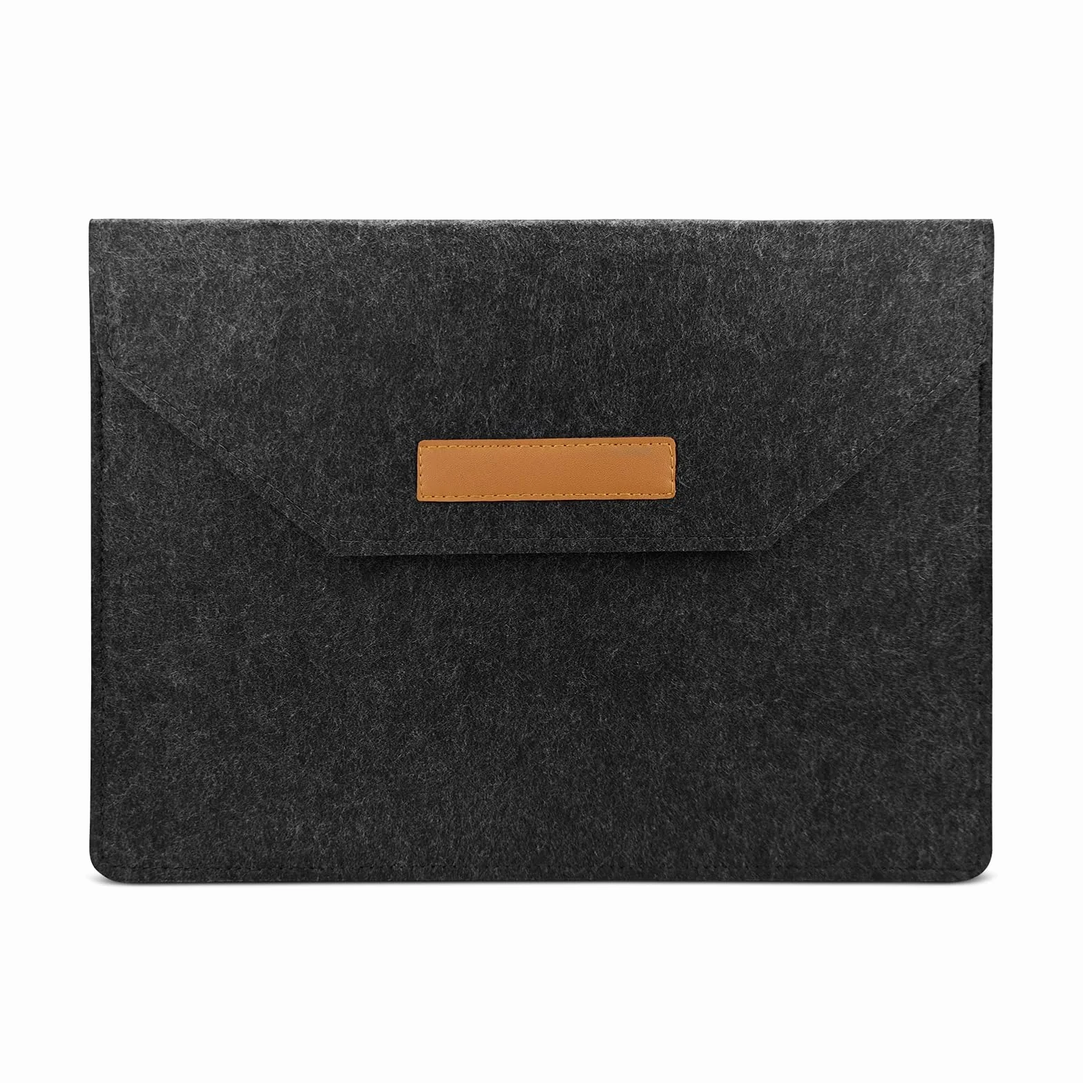 AfitLulu Filcowe etui na laptopa 13" ochronne na MacBook ultracienka torba na tablet czarne