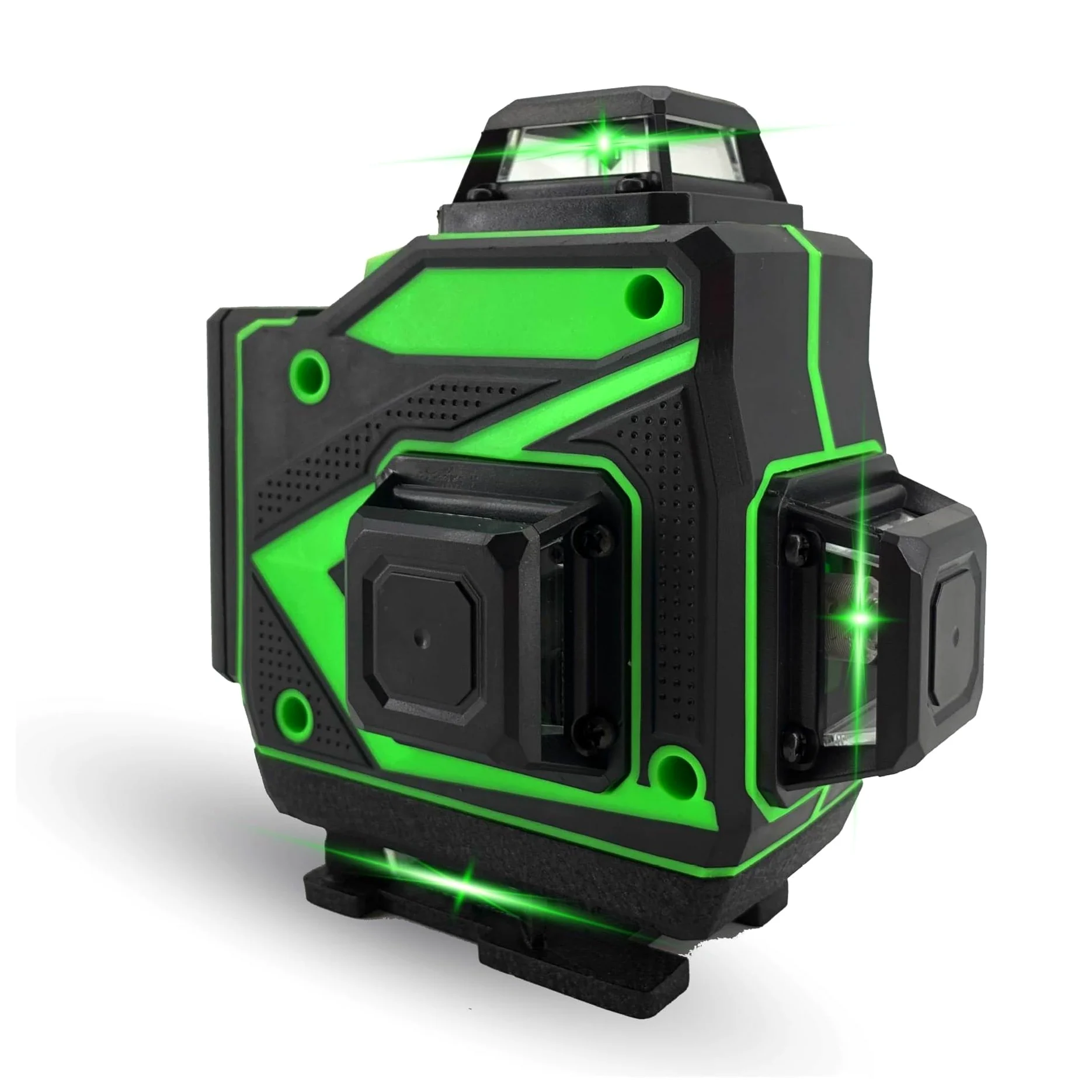 Dalmierz laserowy, Profesjonalna Poziomica Laserowa 16 Linii Ze Statywem Zielony 360° Samopoziomujący