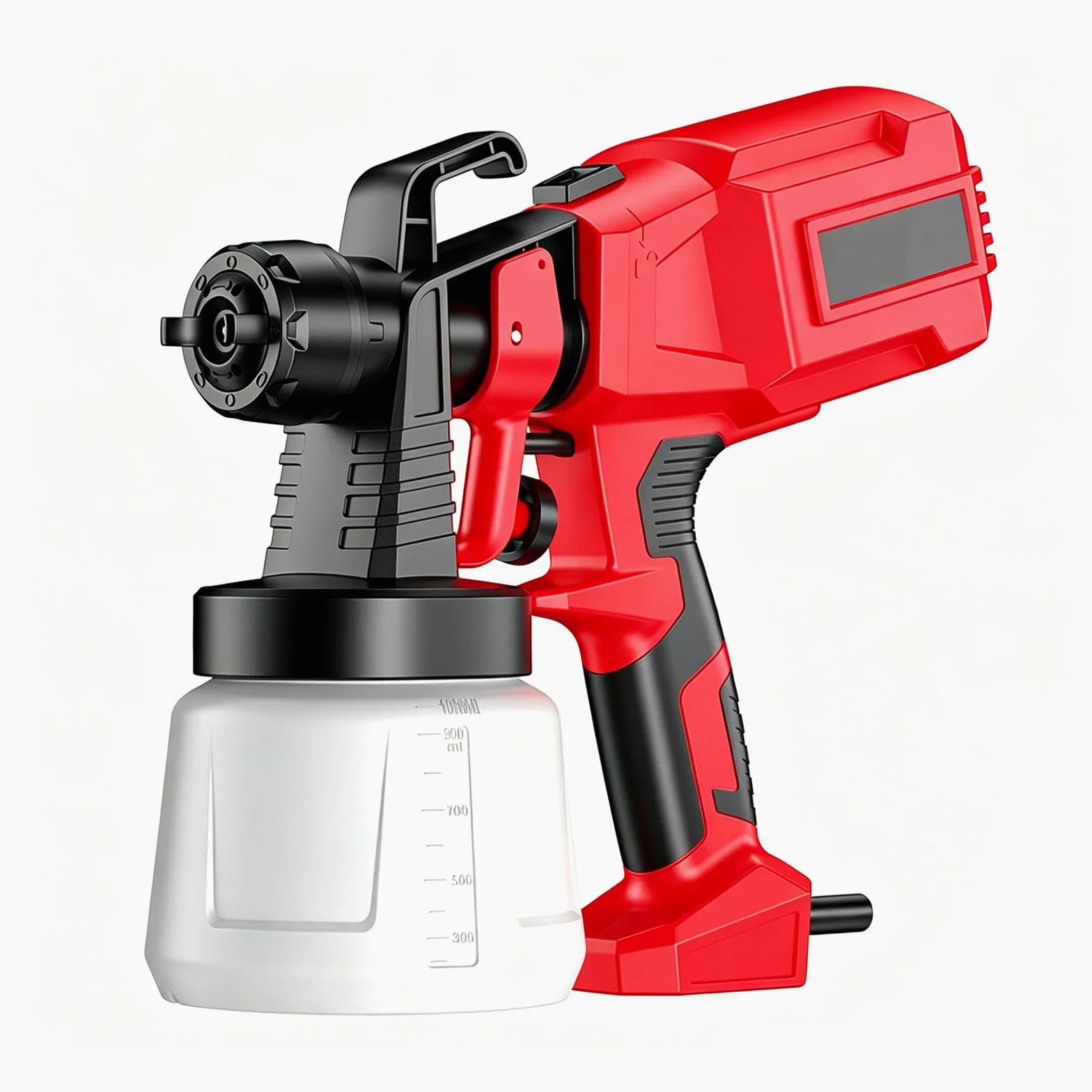 Elektryczny Pistolet Do Malowania Natryskowego Z 3 Regulowanymi Wzorami Natryskiwania, Wysoce Precyzyjna Atomizacja Mebli, ścian, Balustrad(Size:model C,Color:red)