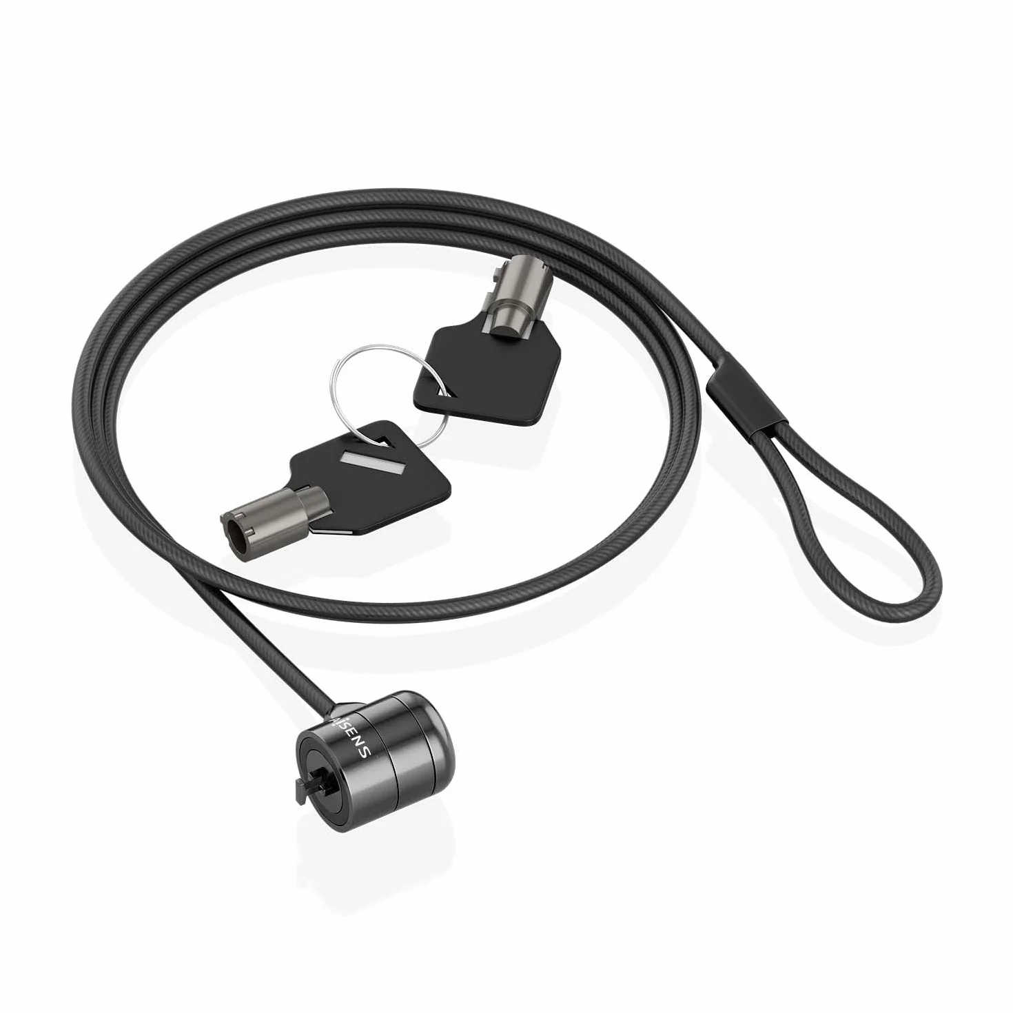 Aisens Kabel zabezpieczający ASLK-D40K04-BK 1,5 m
