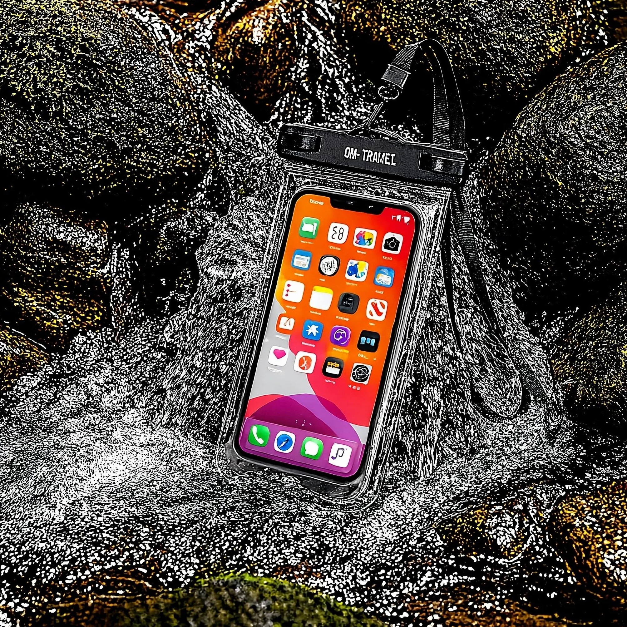 Pokrowiec Wodoodporny IPX8 na Telefon do Pływania dla iPhone 16-11 Samsung Huawei 7"