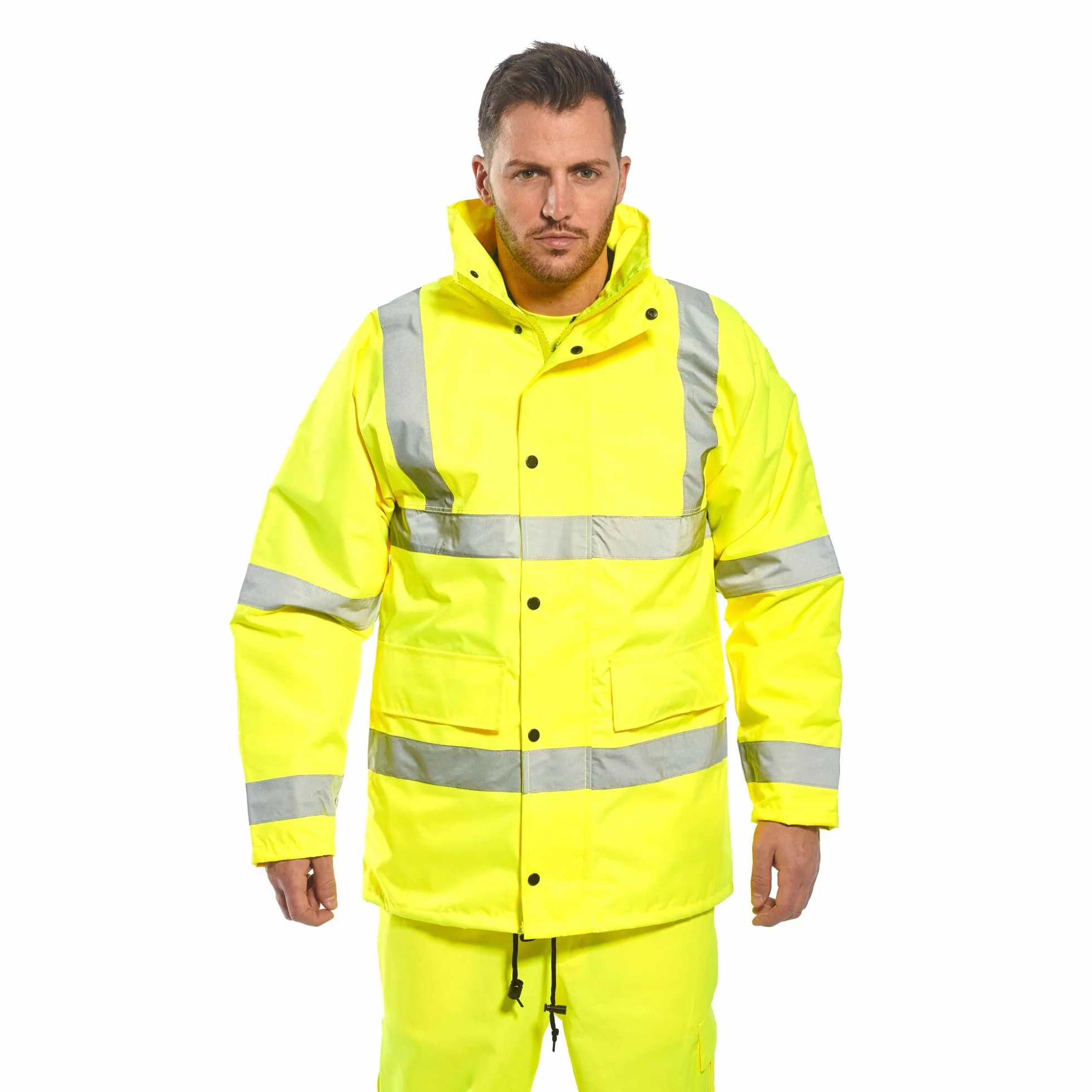 Portwest S460 Wodoodporna Komfortowa Kurtka Zimowa Drogowa Hi-Vis