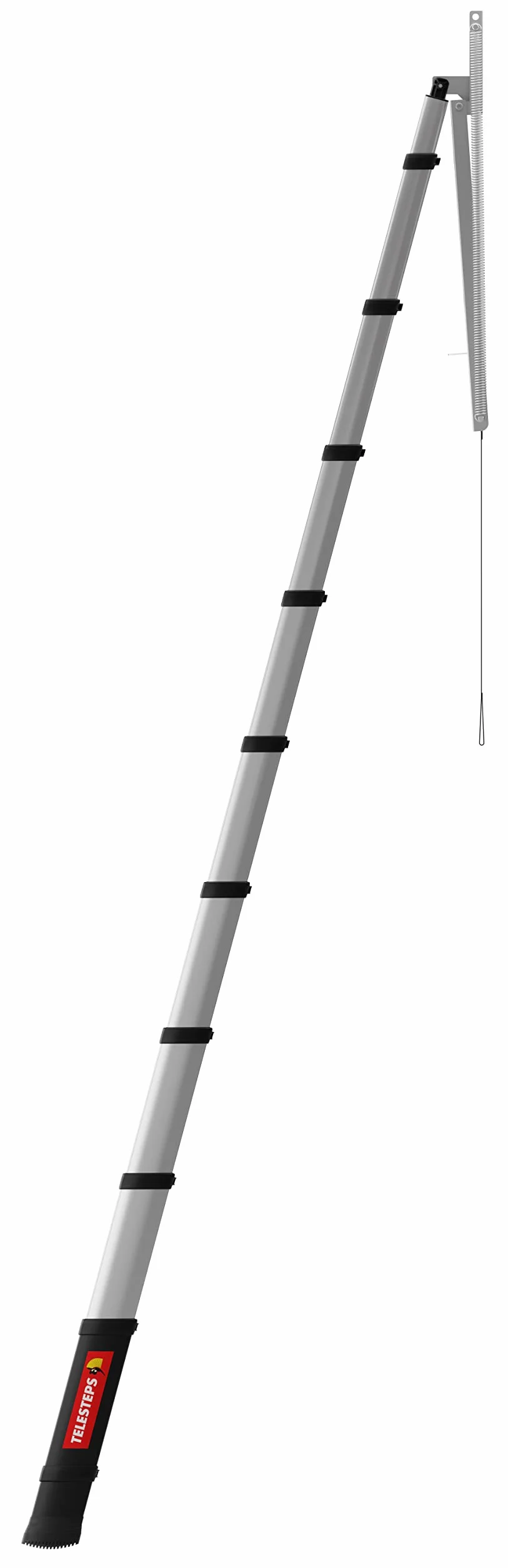 Drabina strychowa 2,95 m firmy TELESTEPS I Wyprodukowano w Szwecji I Loft Line I Kompaktowa drabina wysokiej jakości z opatentowaną konstrukcją klasy premium I EN 14975 I 72527-541
