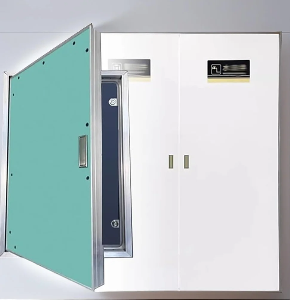 Panel dostępu do montażu podtynkowego 18 x 20 do płyt kartonowo-gipsowych, metalowych drzwi wejściowych do szpitali, szkół i hoteli, trwała płyta osłonowa z wykończeniem płyt gipsowo-kartonowych, 460